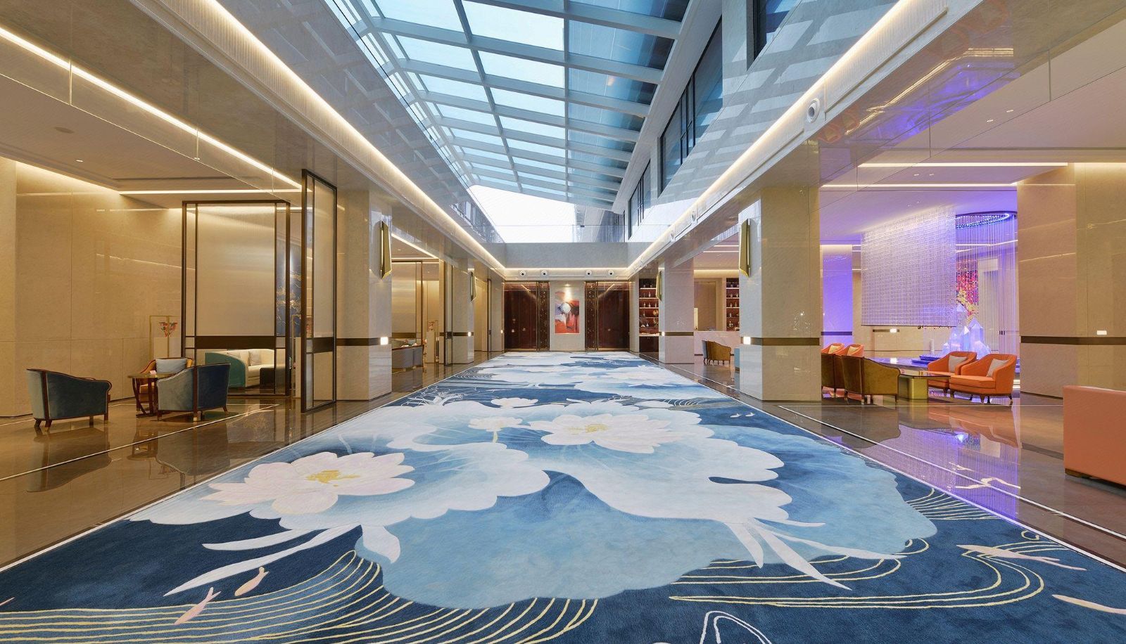 Buitenruimte van het hotel - Chengdu Xinglong Lakeside Hotel (Xibo City Store)