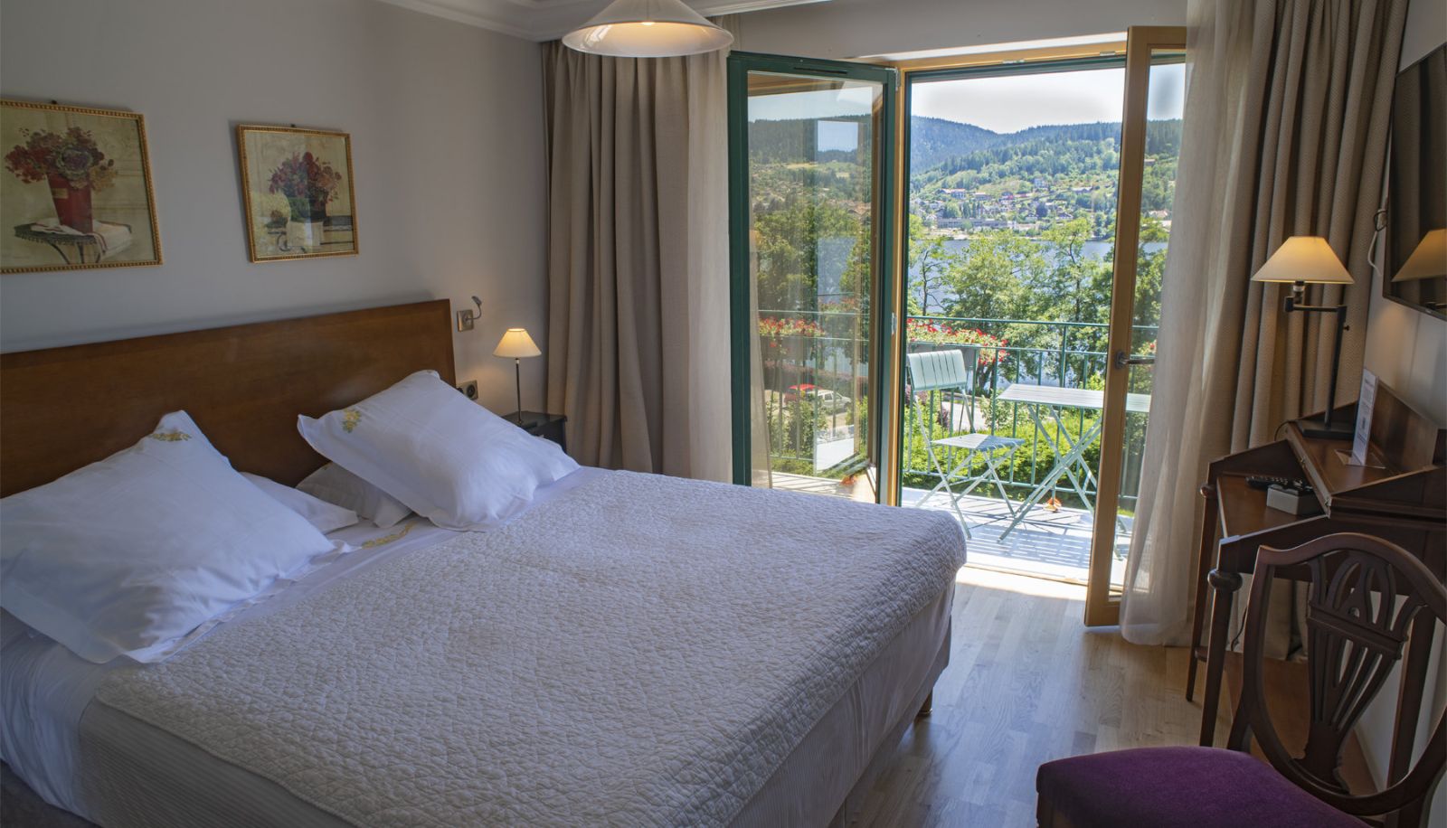 Camera con balcone - Le Manoir au Lac