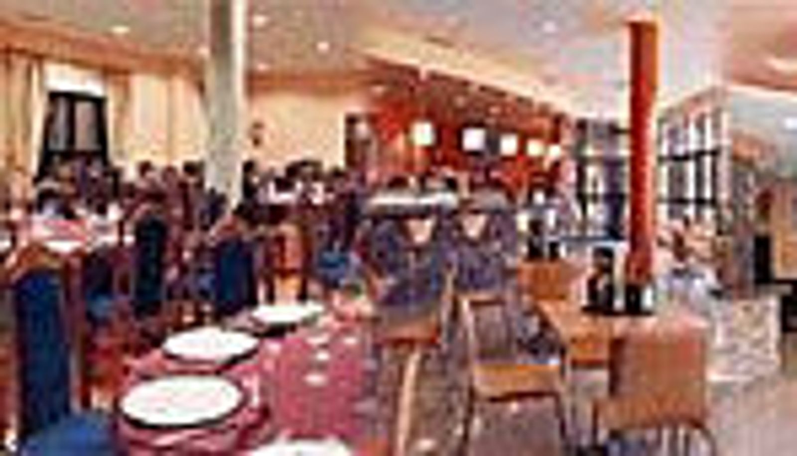 Breakfast room within the restaurant - Casa Aurelia