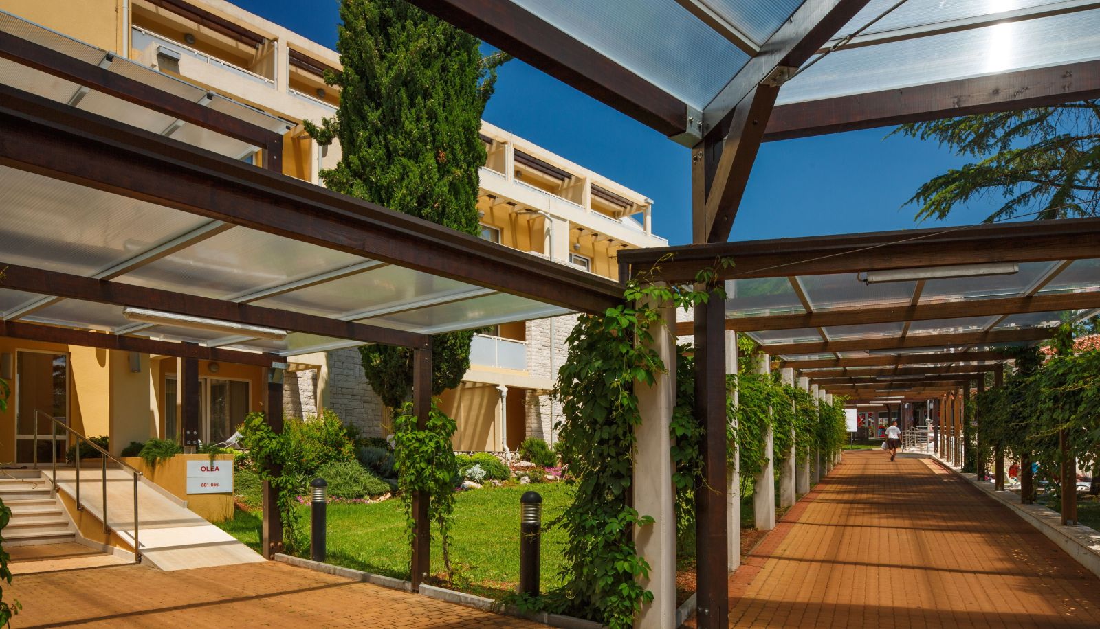 Zewnętrzna część hotelu - Residence Sol Garden Istra for Plava Laguna