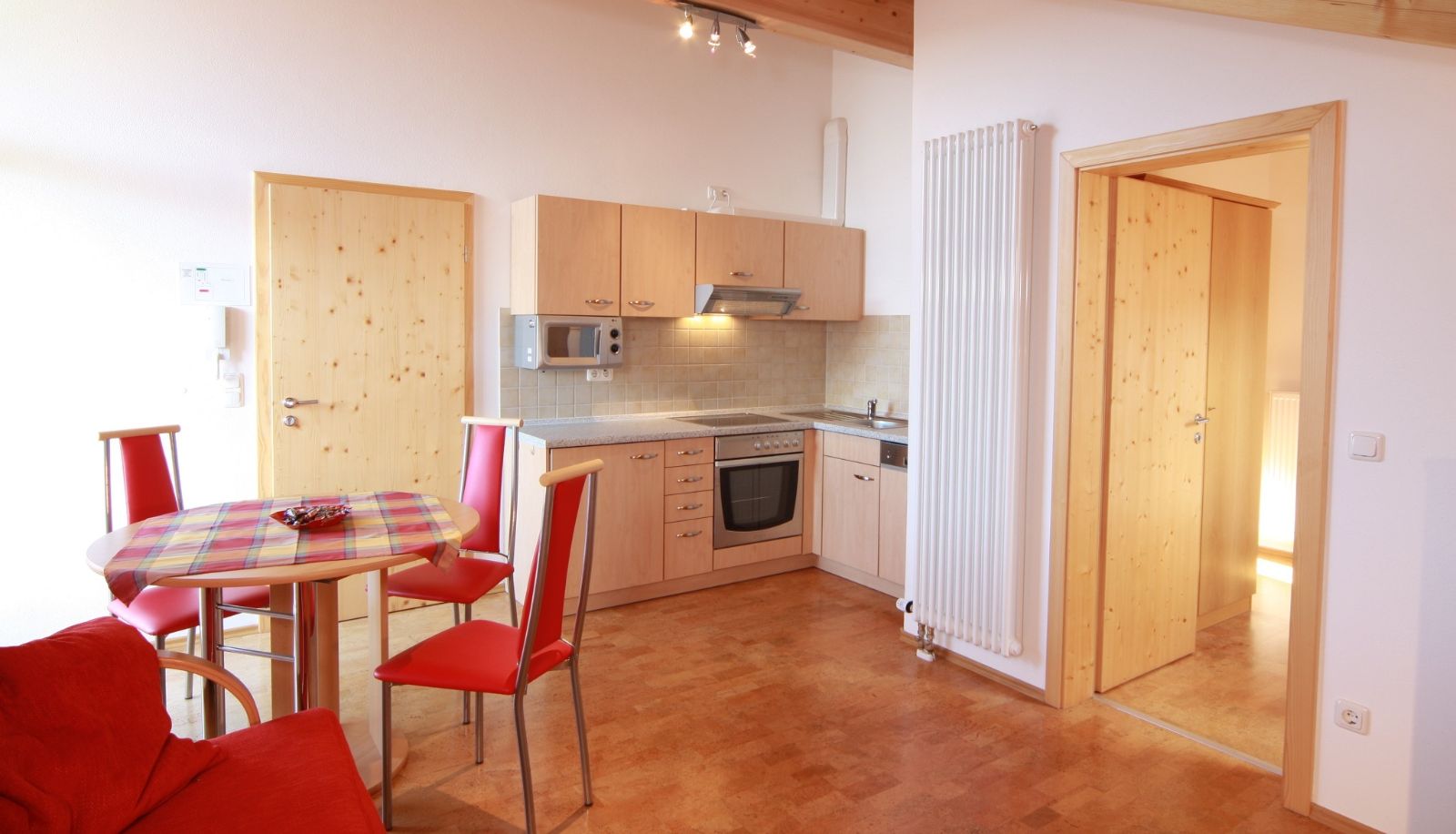 Küchenbereich im Zimmer - Sonnenhof Gästehaus Dangl