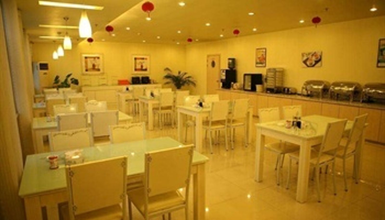 Frühstücksraum innerhalb des Restaurants - Wanxianghui hotel of Jinjiang Star Zibo railway station Railway Station
