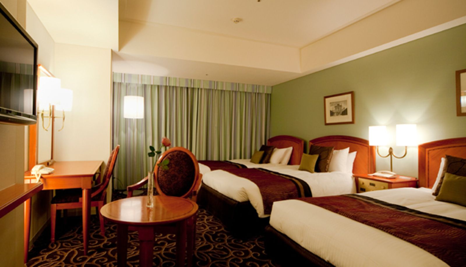 Chambre triple - Takakura Hotel Fukuoka