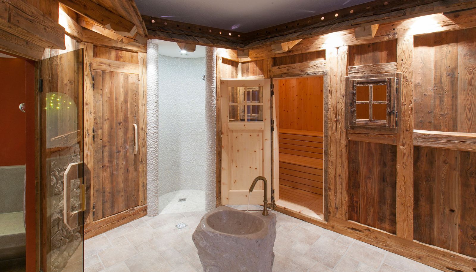 Sauna - Chalet Grumer Suites&Spa