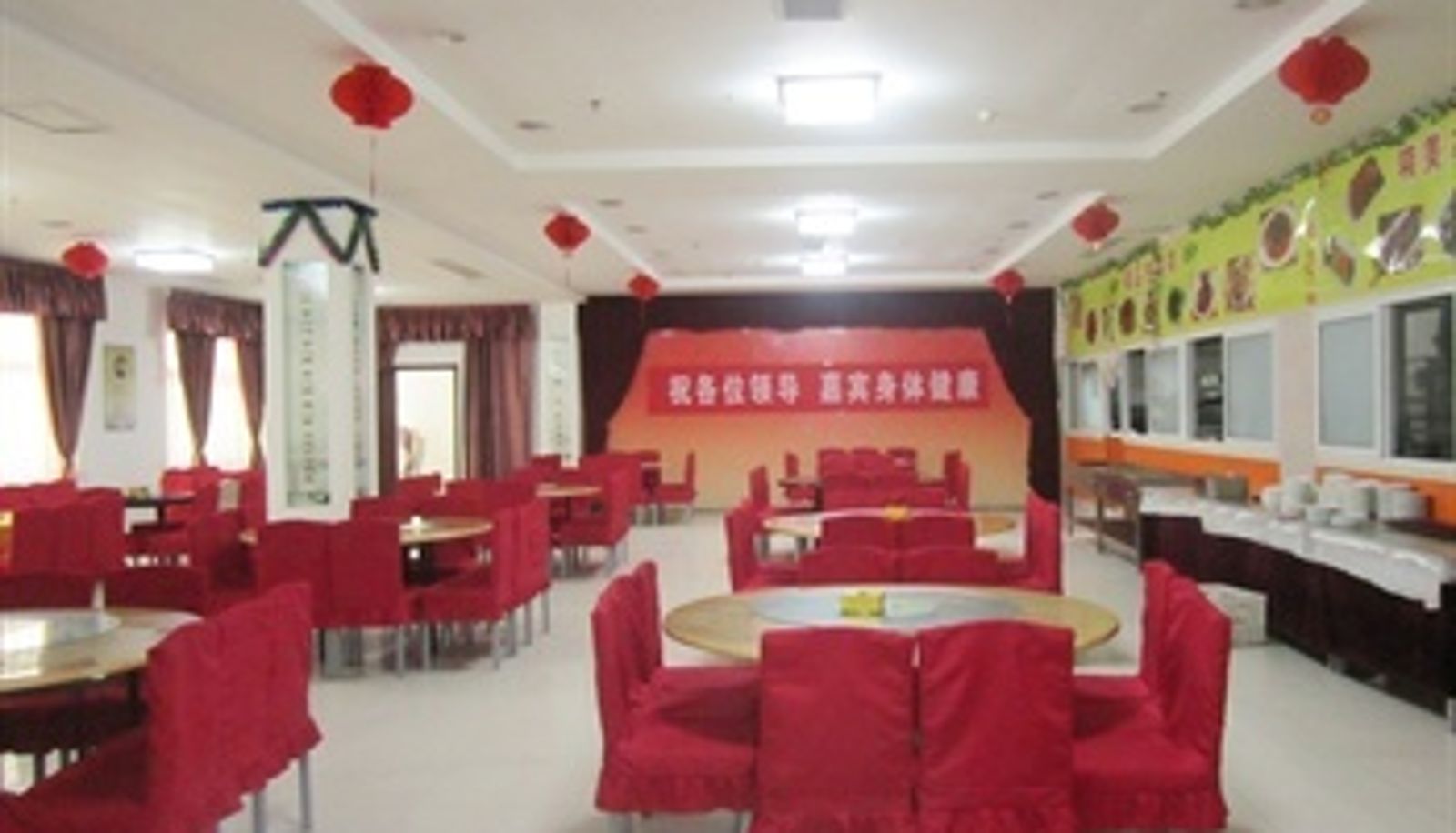Frühstücksraum innerhalb des Restaurants - 运城居佳公寓酒店