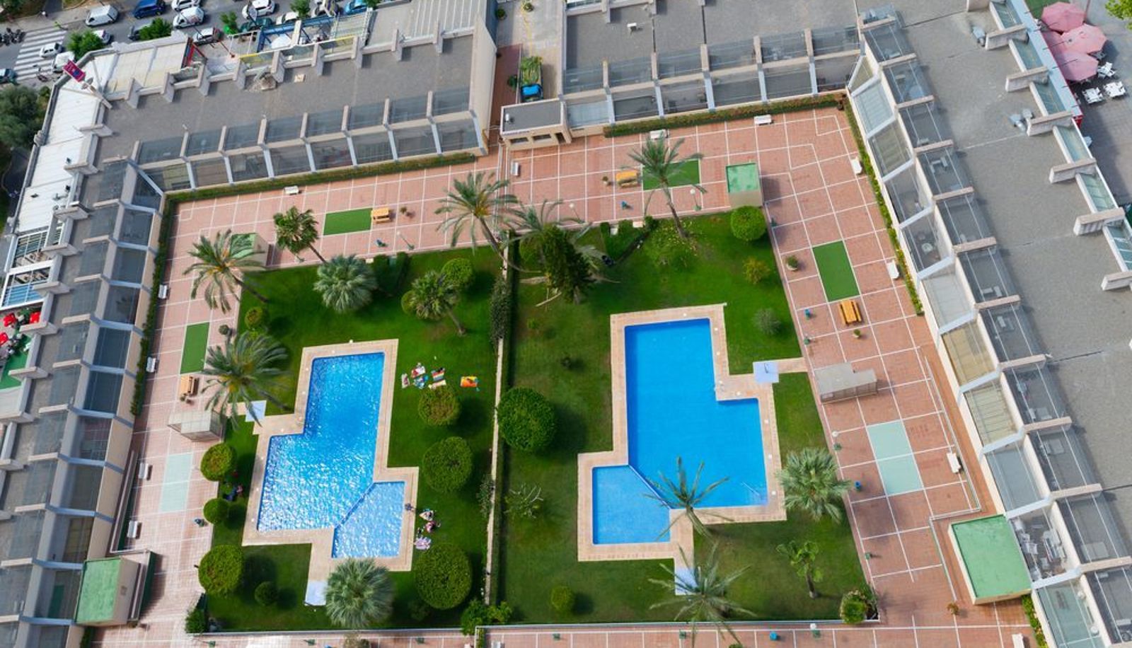 Zewnętrzna część hotelu - Apartamentos Gemelos 20 - Beninter