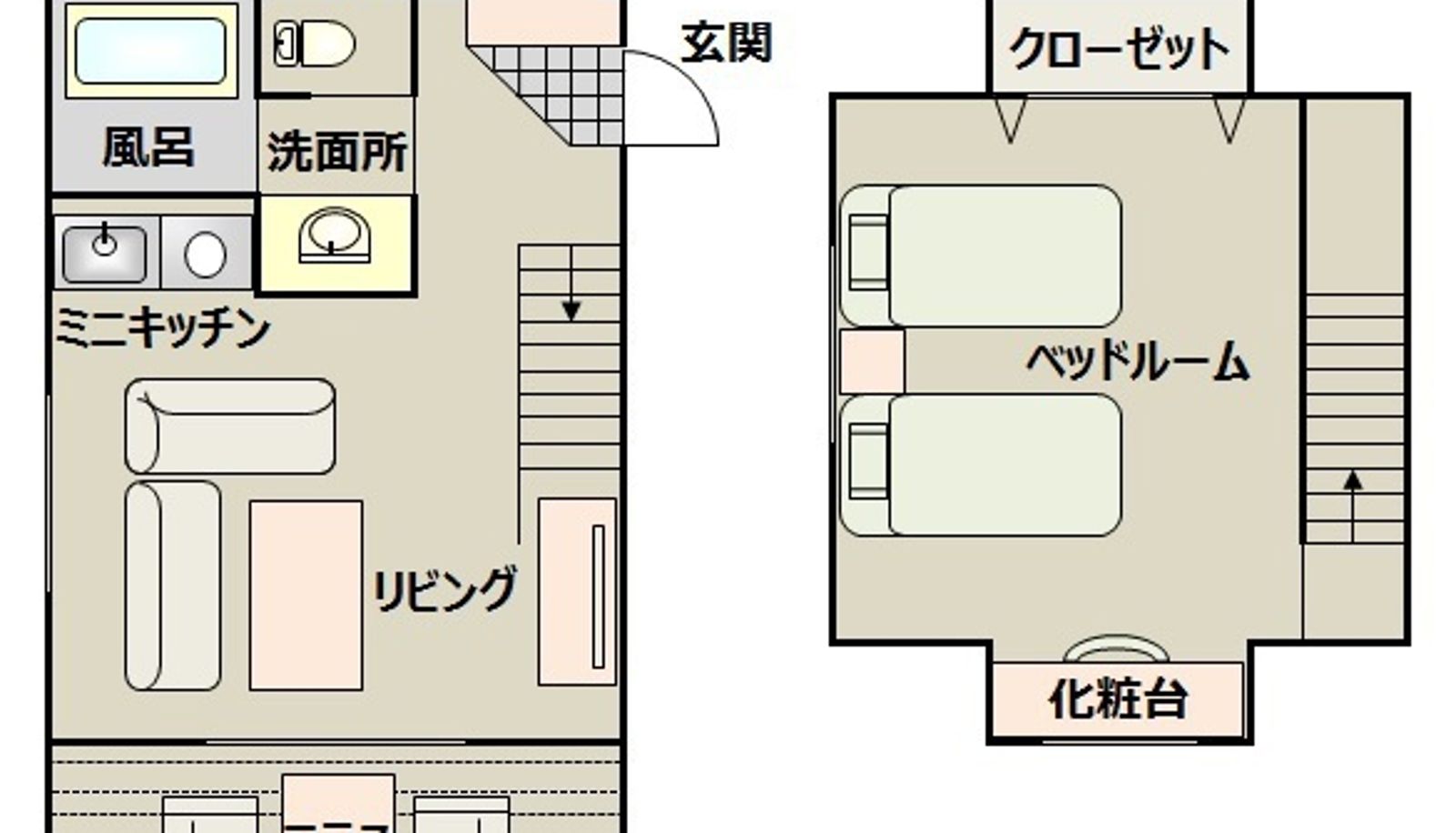 Standard room (double) - Karuizawa Loghotel Shiozawa no Mori