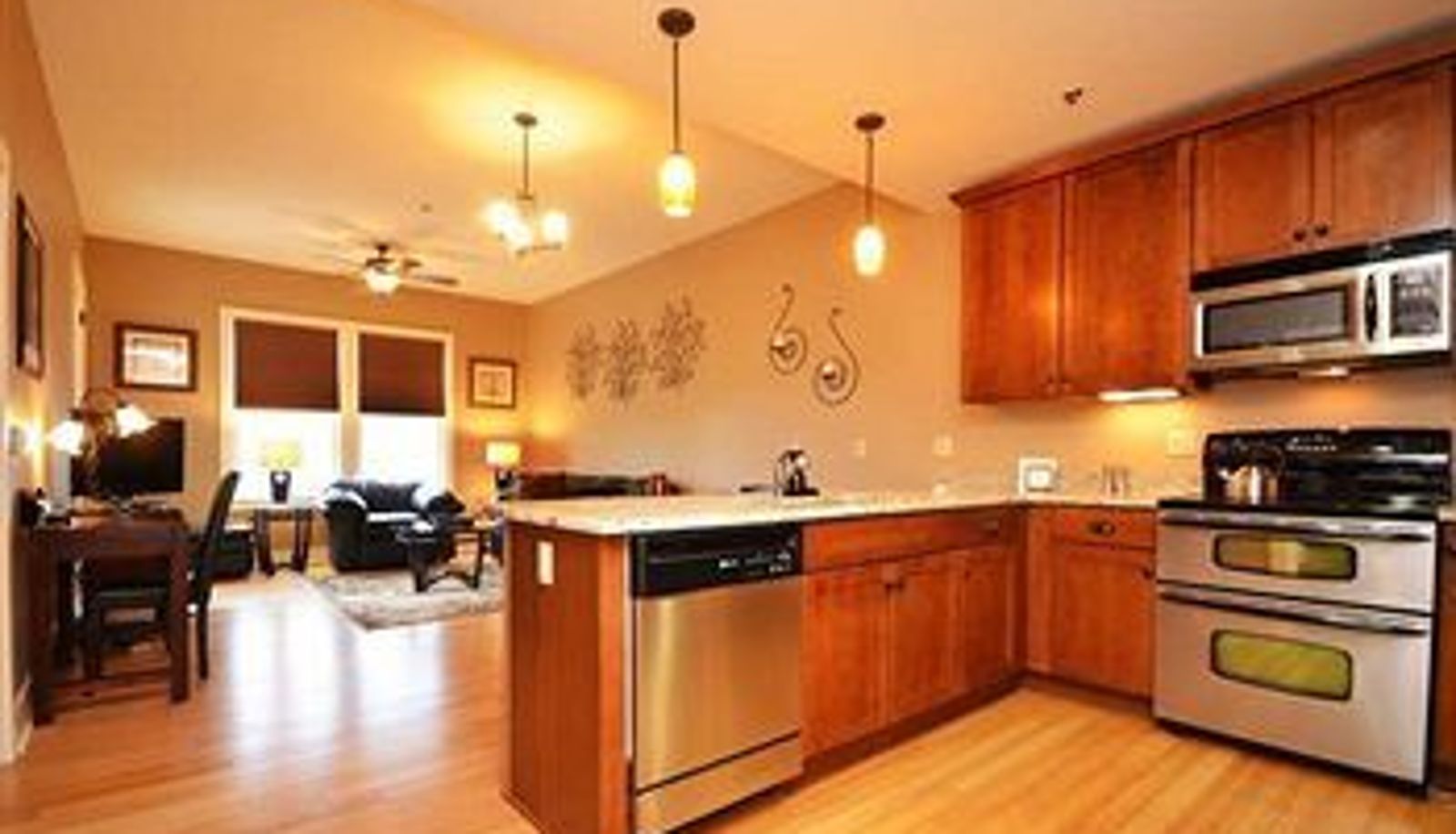 Kitchen area in the room - The Pioneer Building