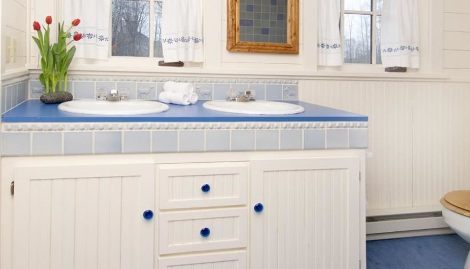 Badezimmer - Rocking H Cabin by Jackson Lodging Company