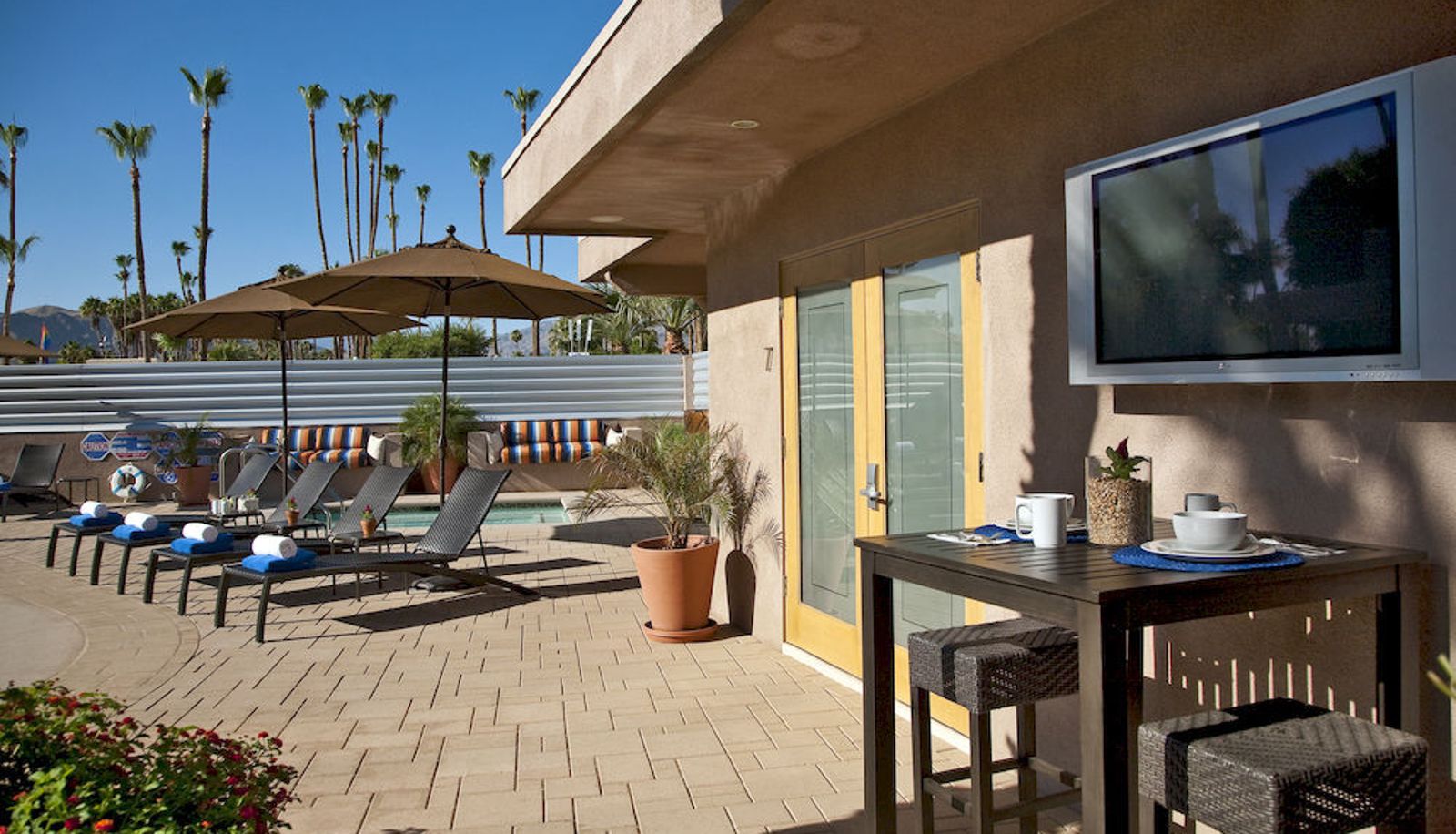 Terrace - Pura Vida Palm Springs - A Gay Men's Resort