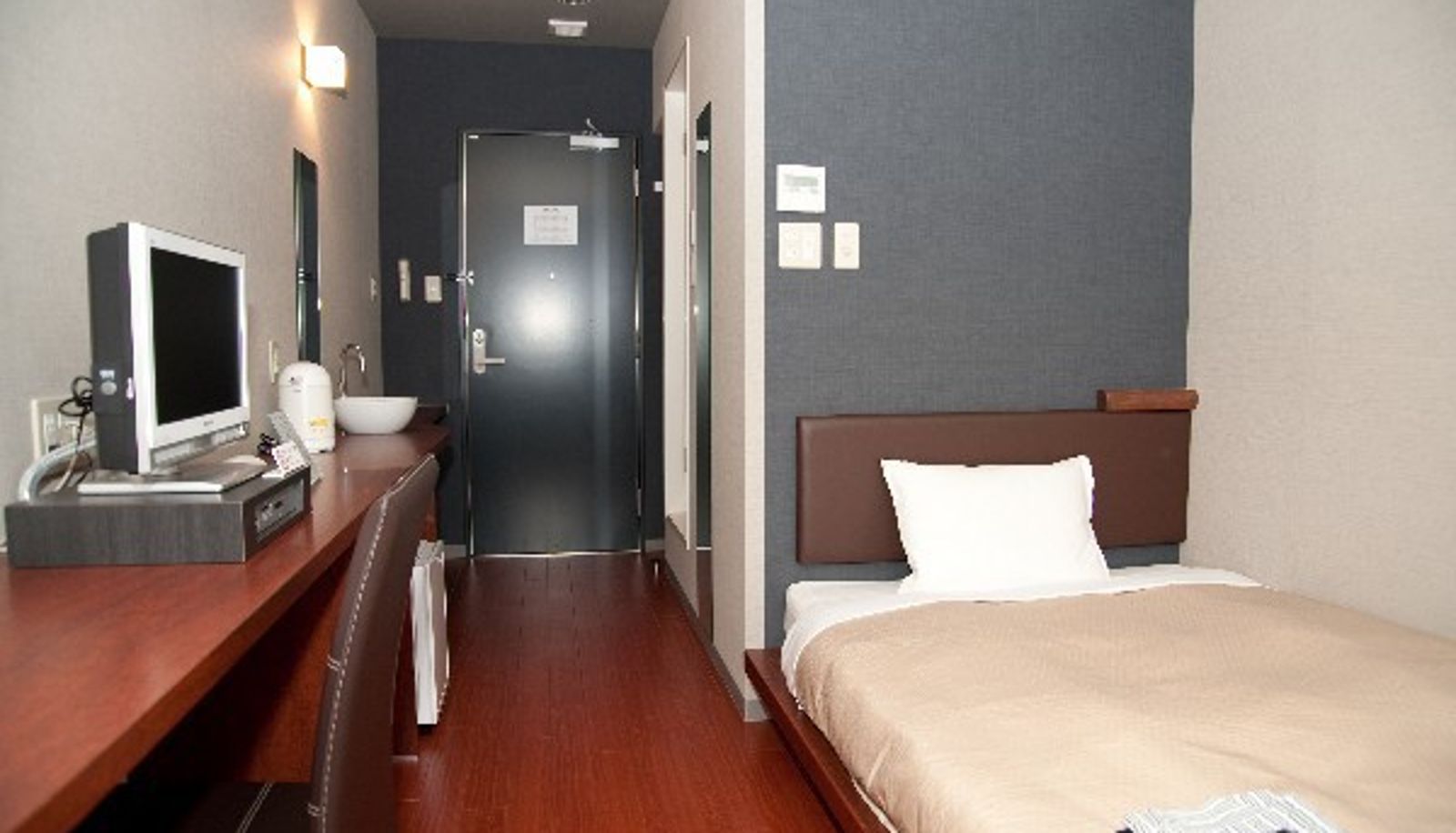Standard room (single) - Hakata Sunlight Hotel Hinougi