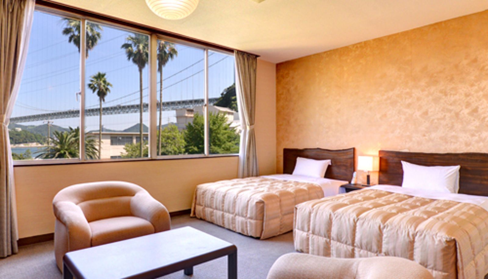 Kamer met uitzicht op zee - (RYOKAN) Mimosusogawa Bekkan