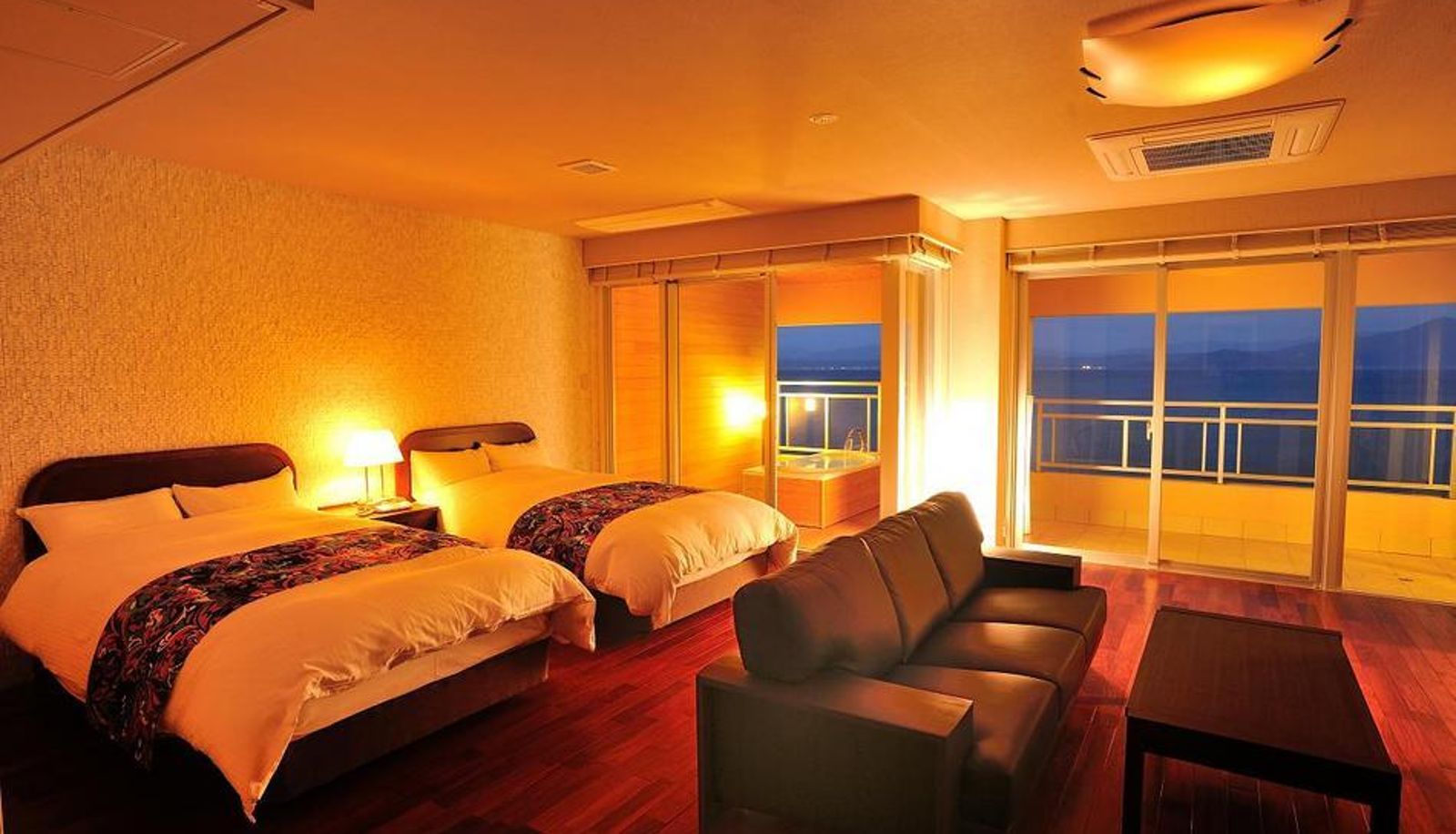 Kamer met uitzicht op zee - (RYOKAN) Ibusuki Seaside Hotel