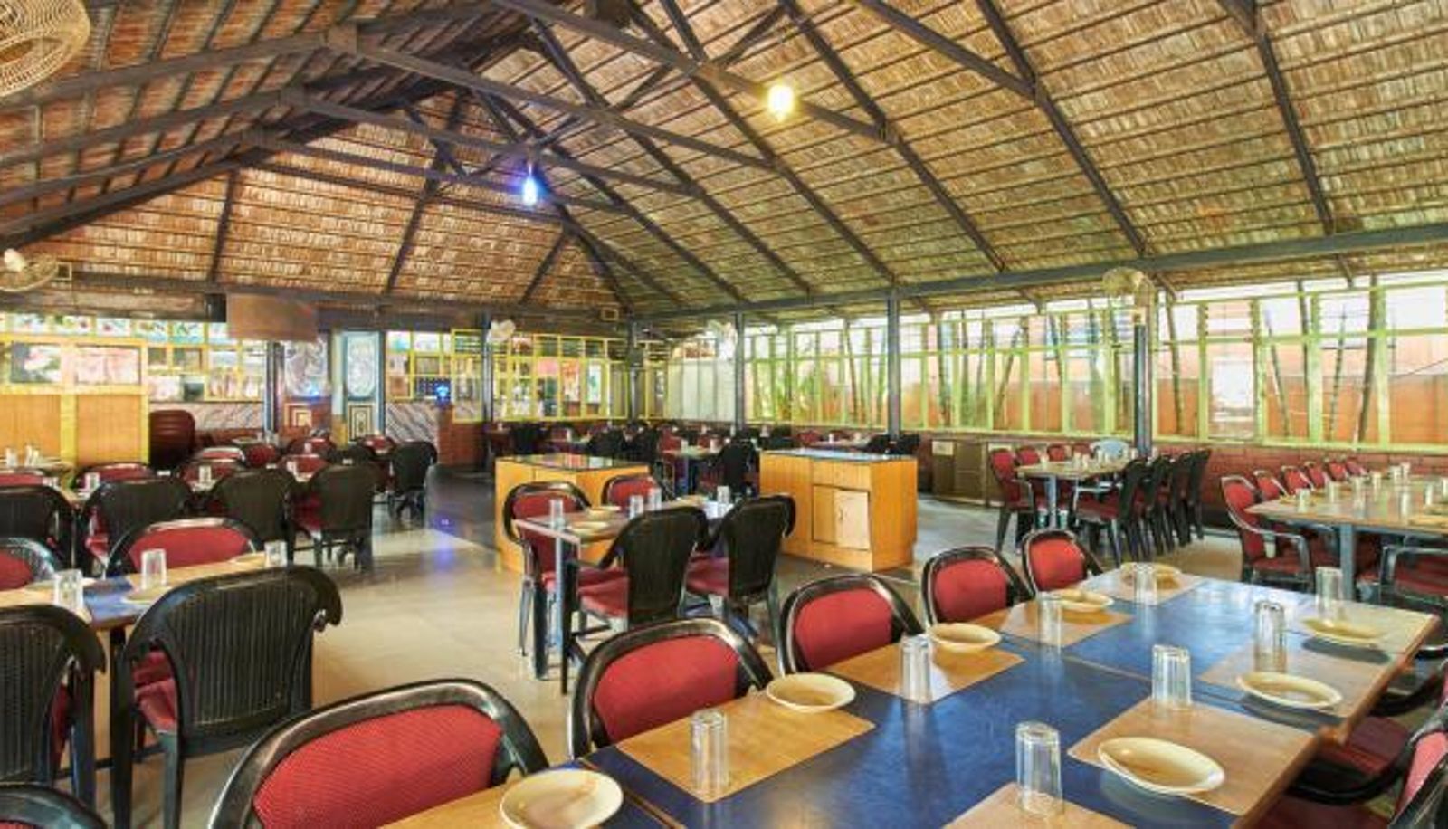 Breakfast room within the restaurant - Inchara Hotel - JP Nagar