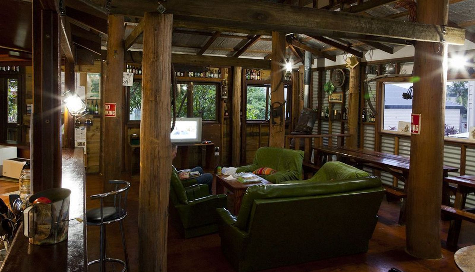 Hotel Innenbereich - The Woolshed Backpackers - Hostel