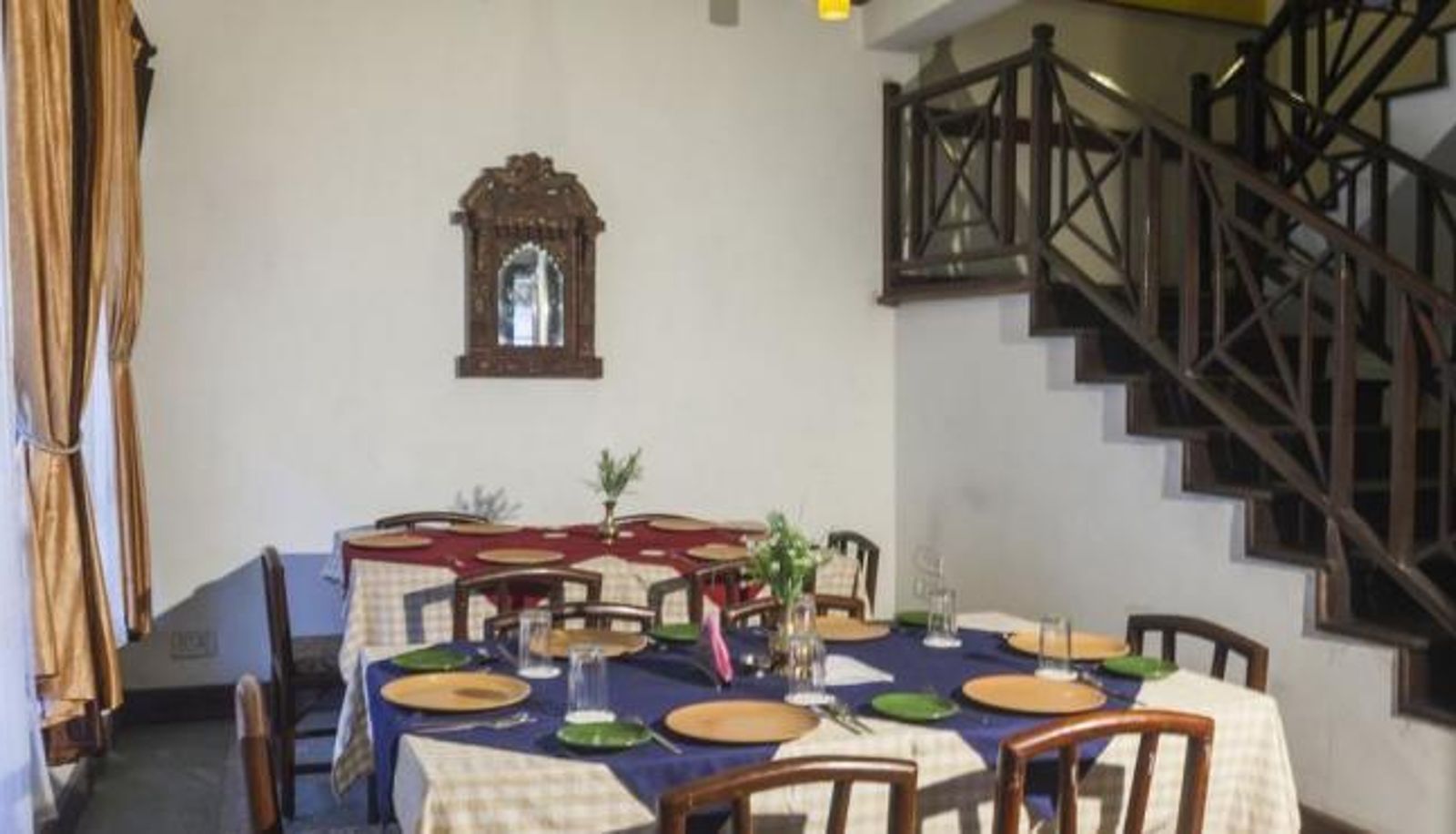 Breakfast room within the restaurant - Hotel Pradhan