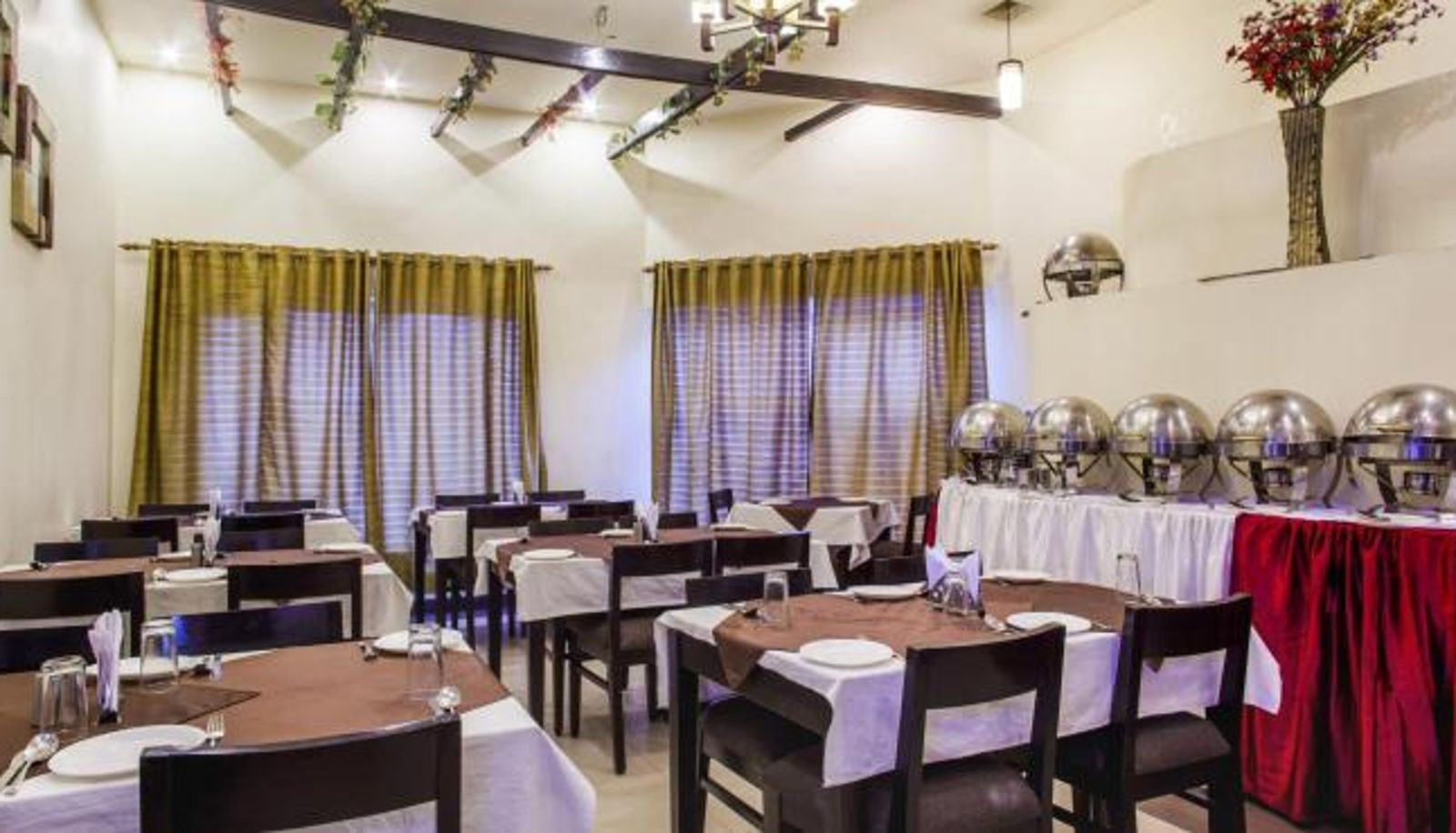 Breakfast room within the restaurant - Suman Paradise