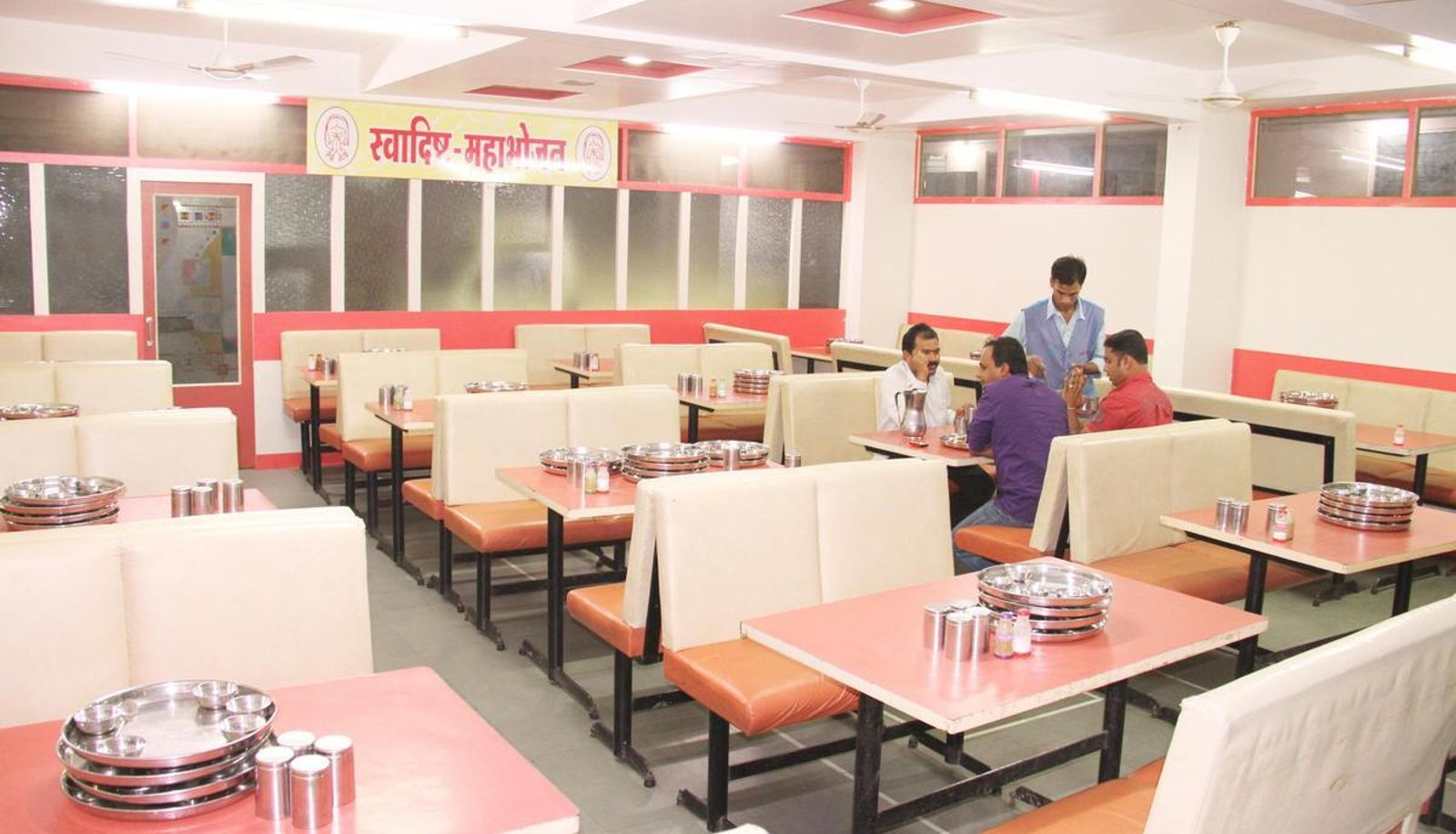 Breakfast room within the restaurant - Shantikamal Bhakta Niwas