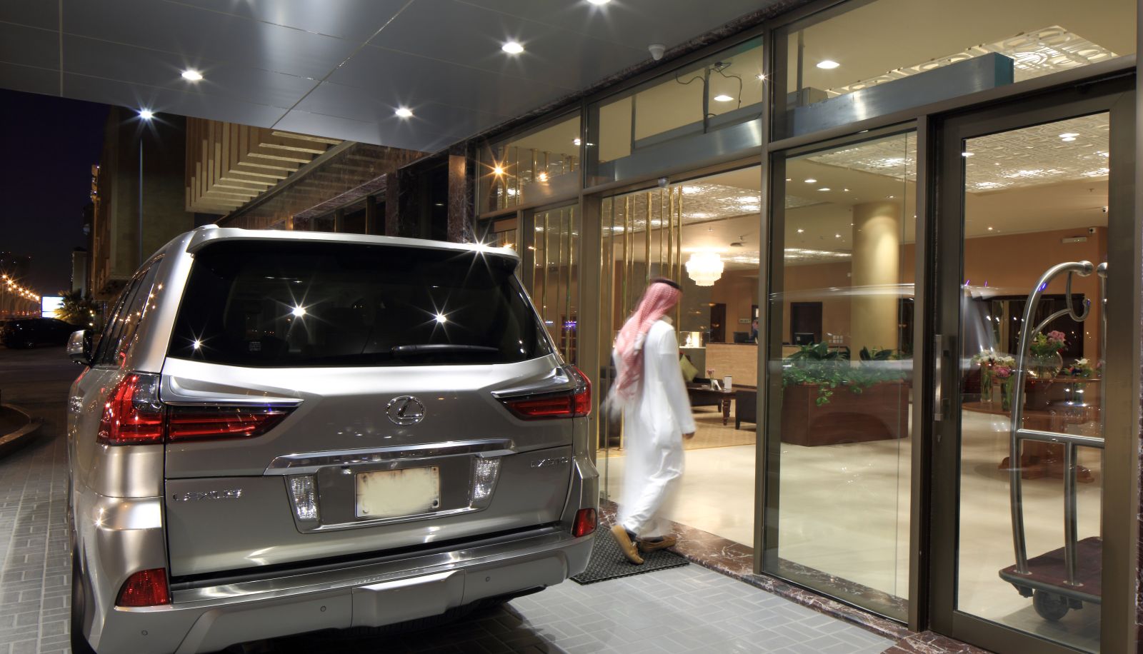 Buitenruimte van het hotel - Melissa Hotel Riyadh