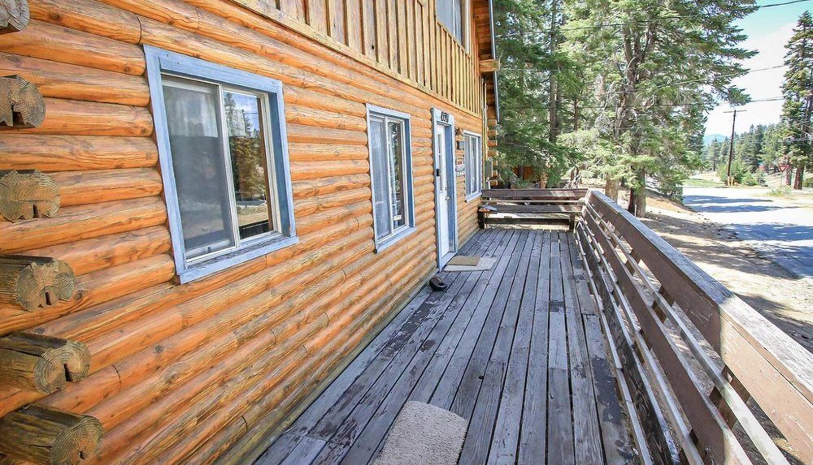 Terasse - Canyon Log Retreat 1297 by RedAwning