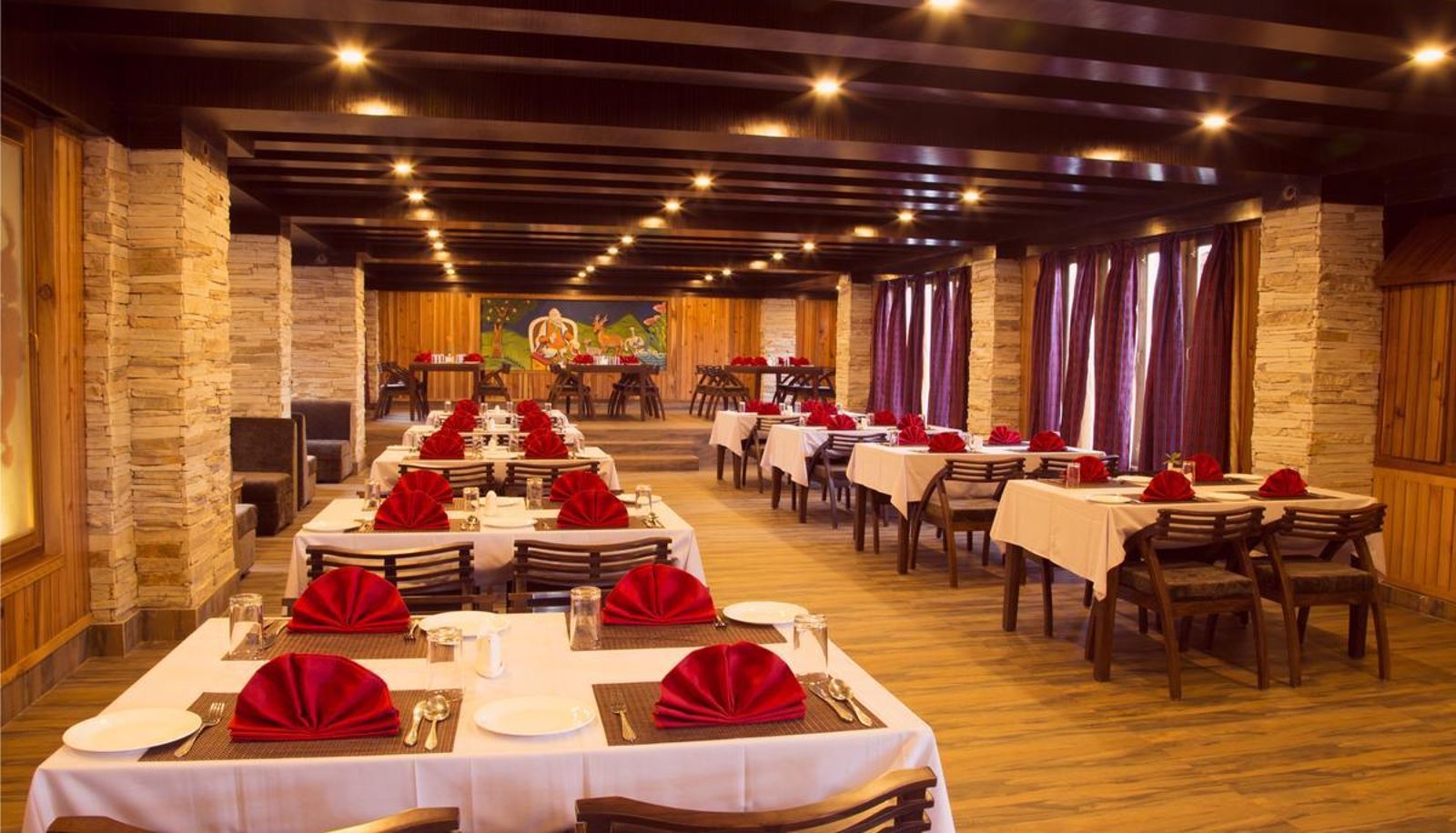 Breakfast room within the restaurant - Yangthang Heritage
