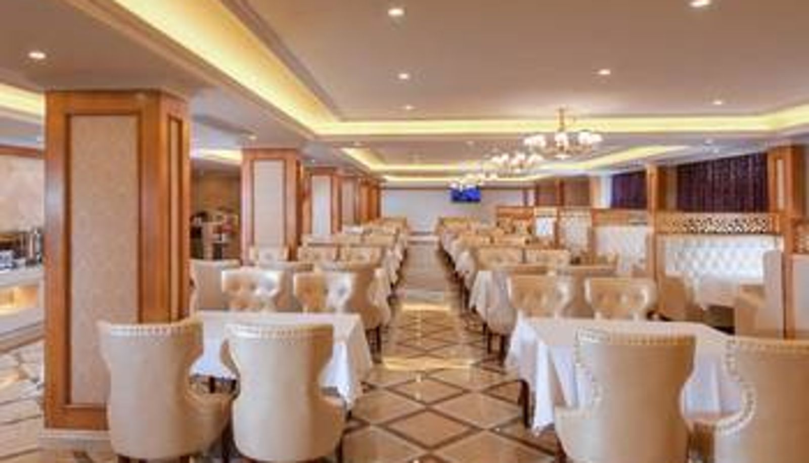 Frühstücksraum innerhalb des Restaurants - 维也纳酒店(潮州汽车总站店)