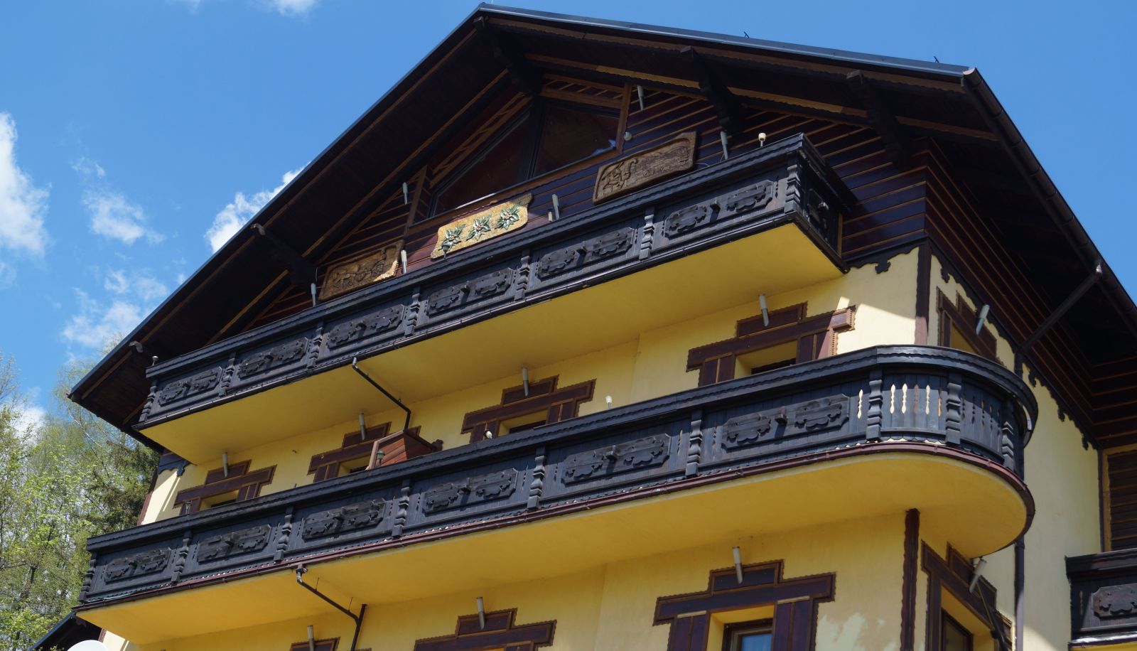Zewnętrzna część hotelu - Wisla Mountain Spa