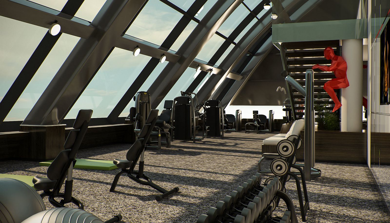 Fitnessruimte - Steigenberger Hotel Doha