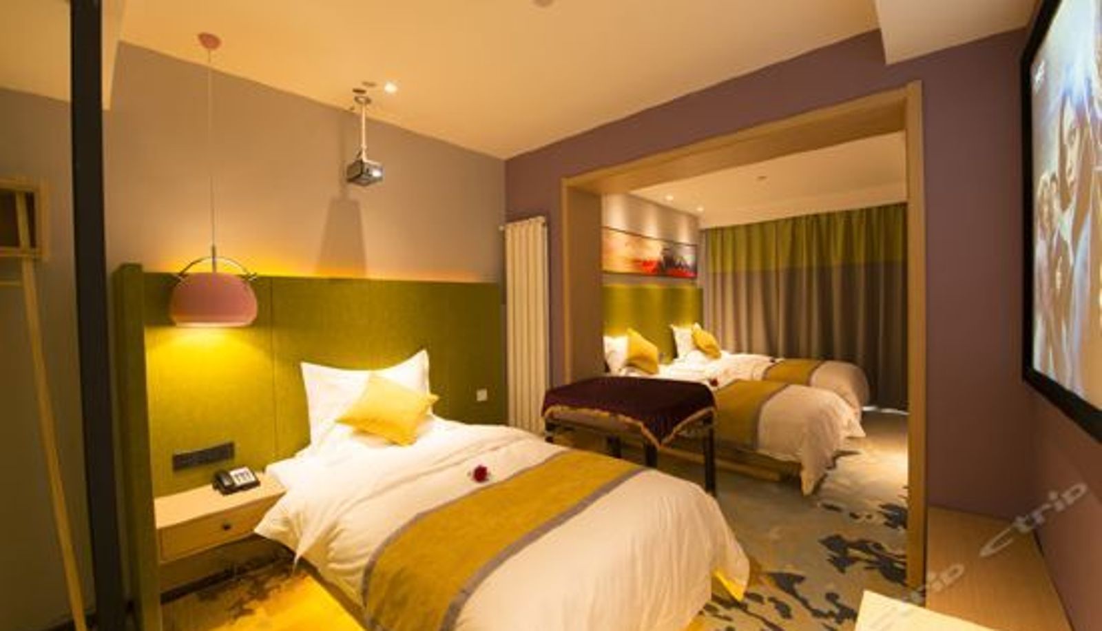 Chambre triple - Meijing Zhilv Hotel (Jincheng Fengtai Street Material Trade Plaza)