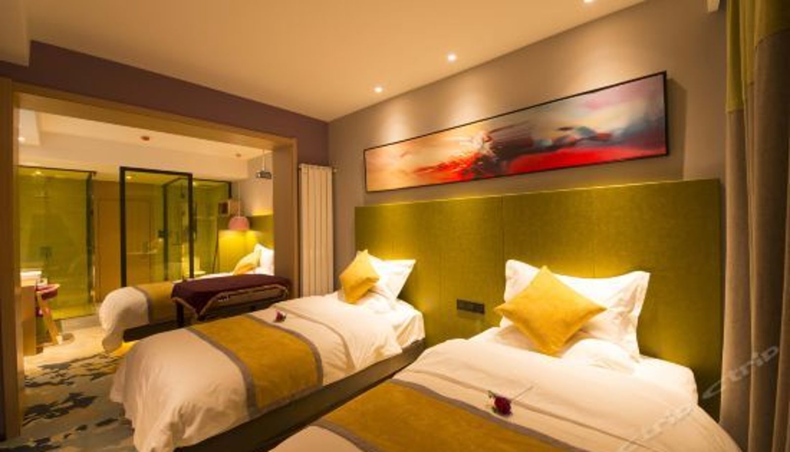 Chambre triple - Meijing Zhilv Hotel (Jincheng Fengtai Street Material Trade Plaza)