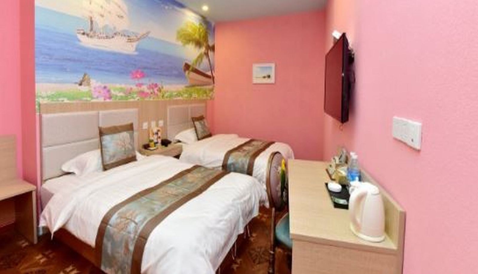 Standard room (double) - Shandong)  Rizhao  Donggang District  Wanpingkou Scenic Area Junyi Chain Hotel (Aegean Sea Branch