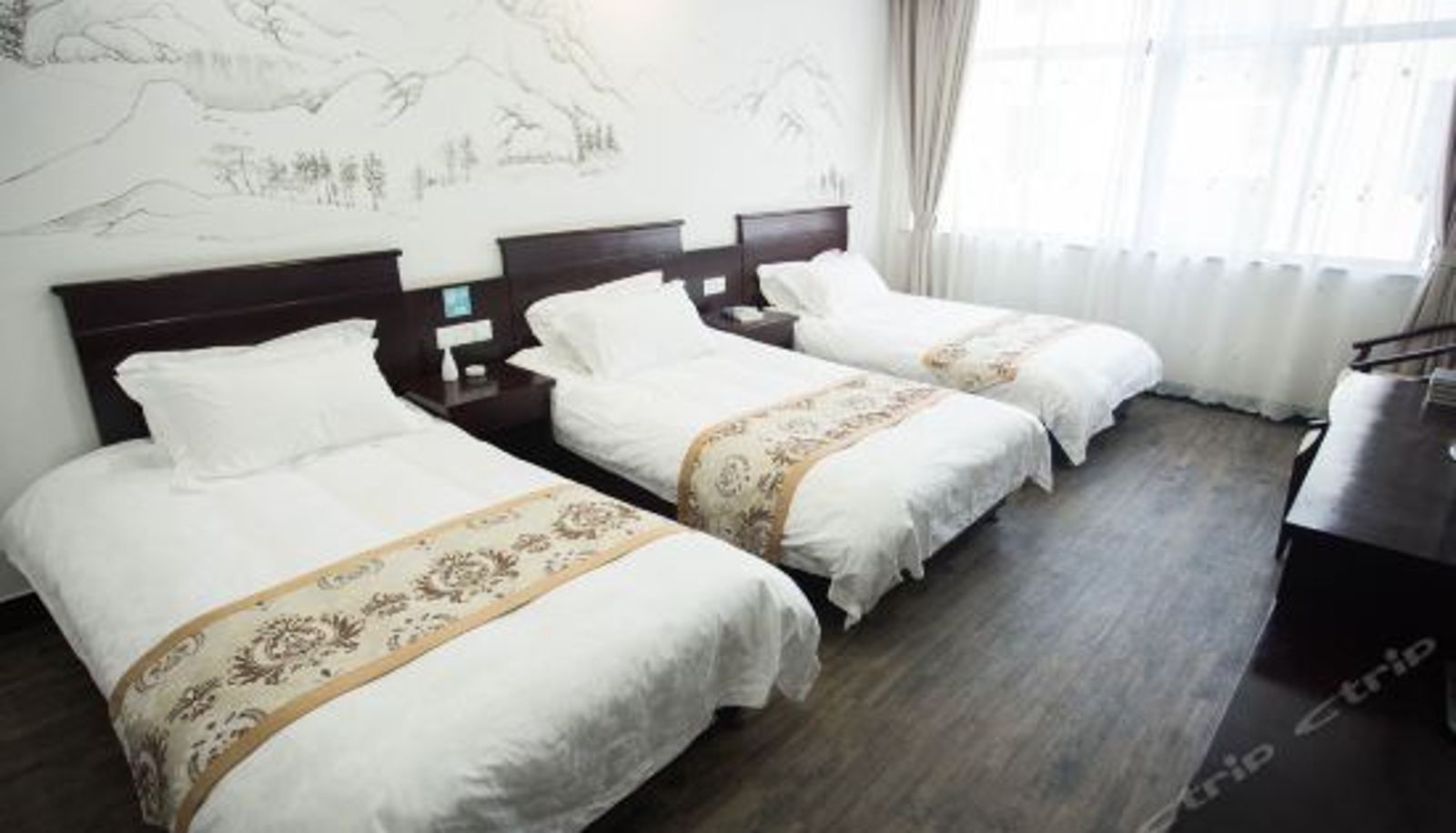 Pokój trzyosobowy - Haoyue Lanting Hostel (Huangshan Scenic Area Transfer Center)