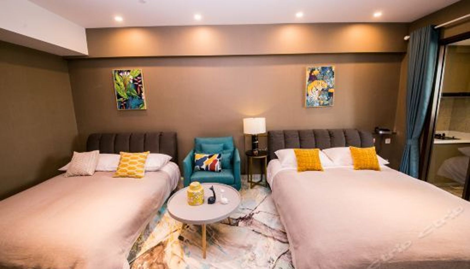 Pokój typu superior - Shenglong Huijin) Lejiaxuan Light Luxury Holiday Apartment (Nanjing Olympic Sports Center