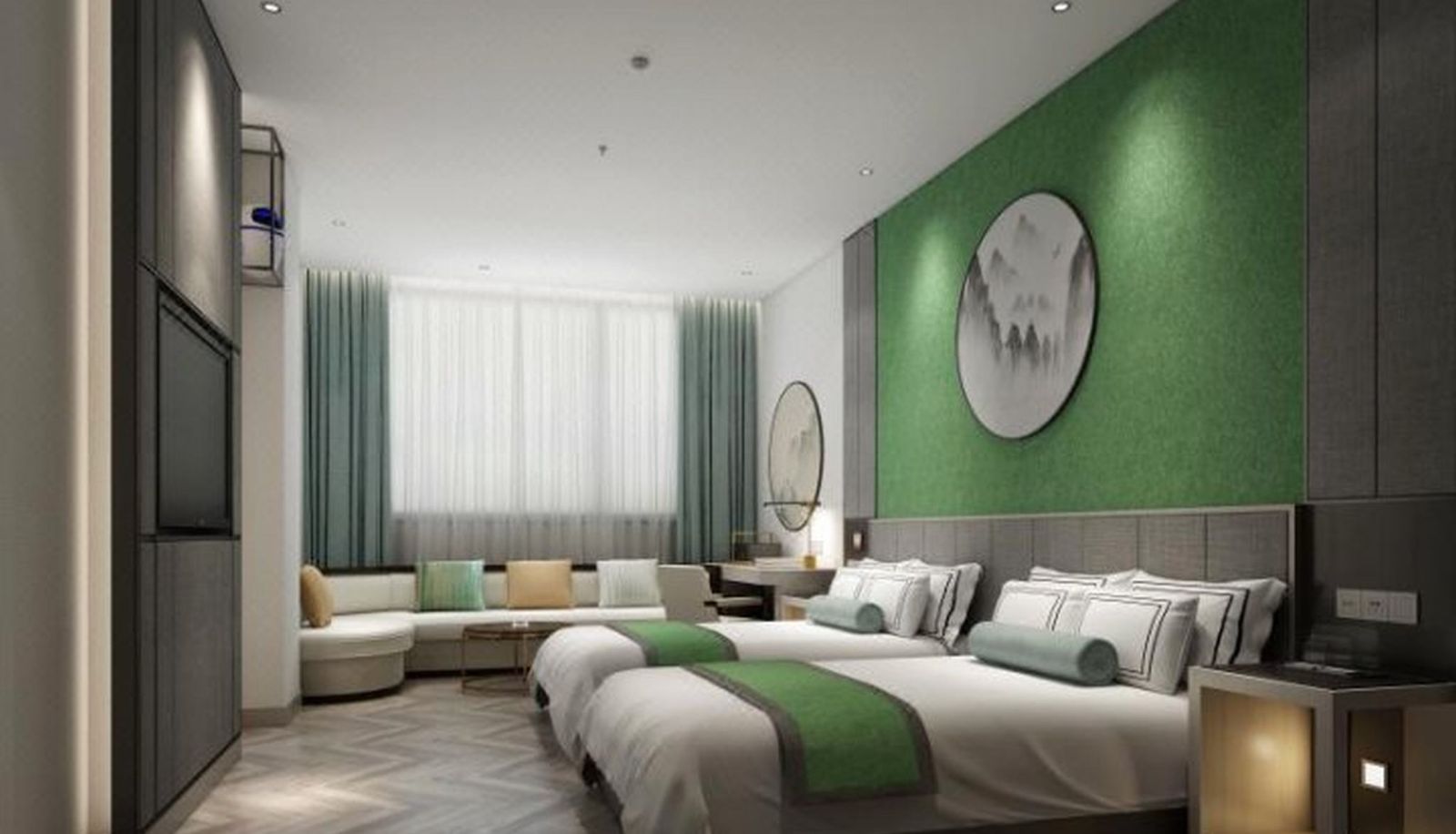 Standardzimmer (Doppel) - Kun yi Time Hotel (Xi'an Xijing Hospital Tonghuamen Subway Station Branch)