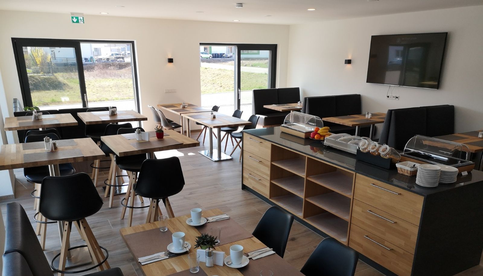 Salle de petit-déjeuner - Hotel Nachtquartier