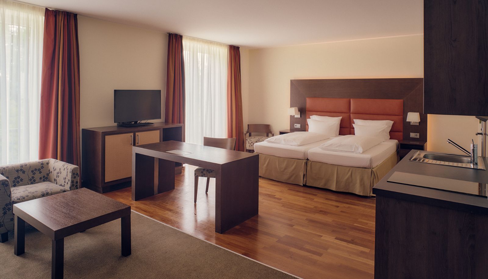 Standardzimmer (Doppel) - Aparthotel Treudelberg