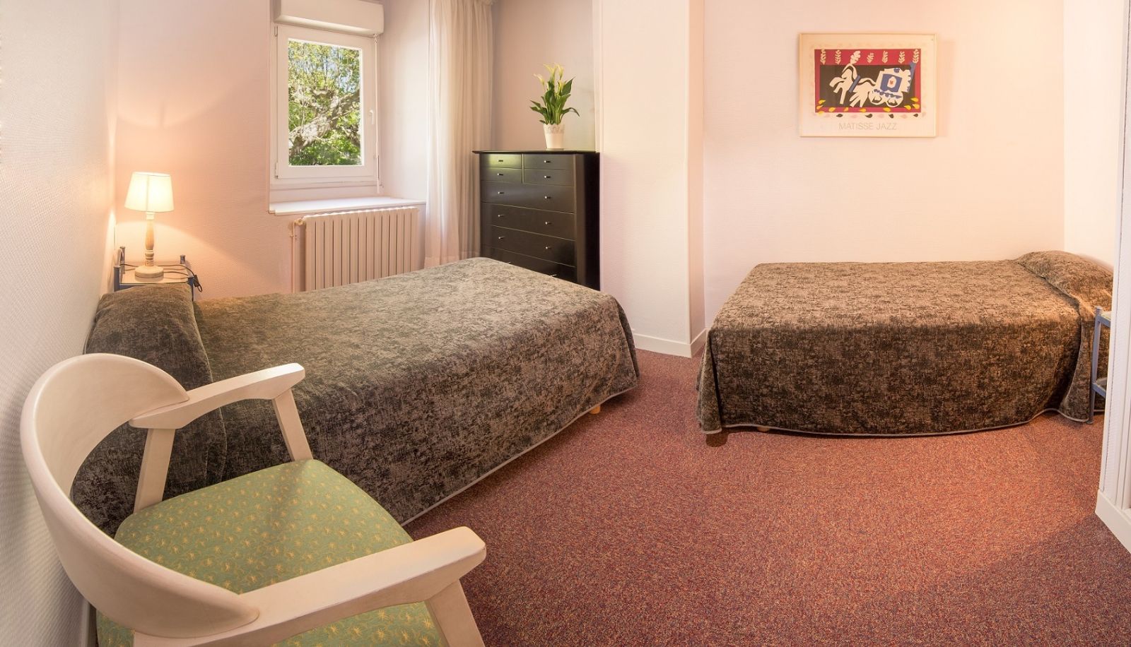 Driepersoonskamer - Logis Hotel Cartier