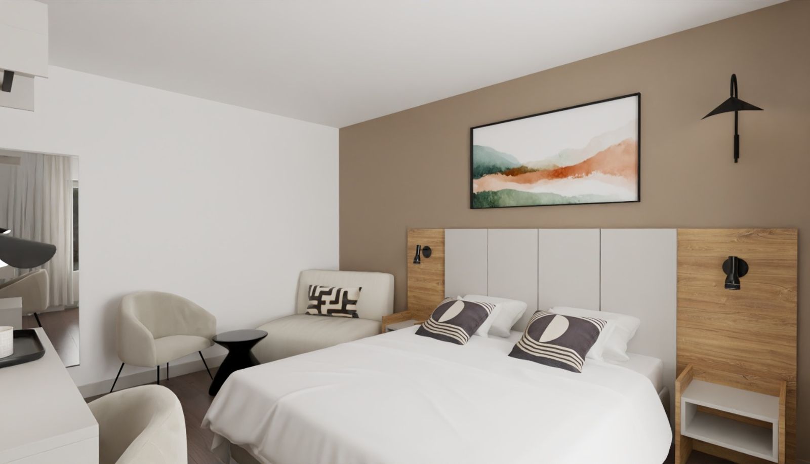 Standardzimmer (Doppel) - The Originals City Hôtel Harys