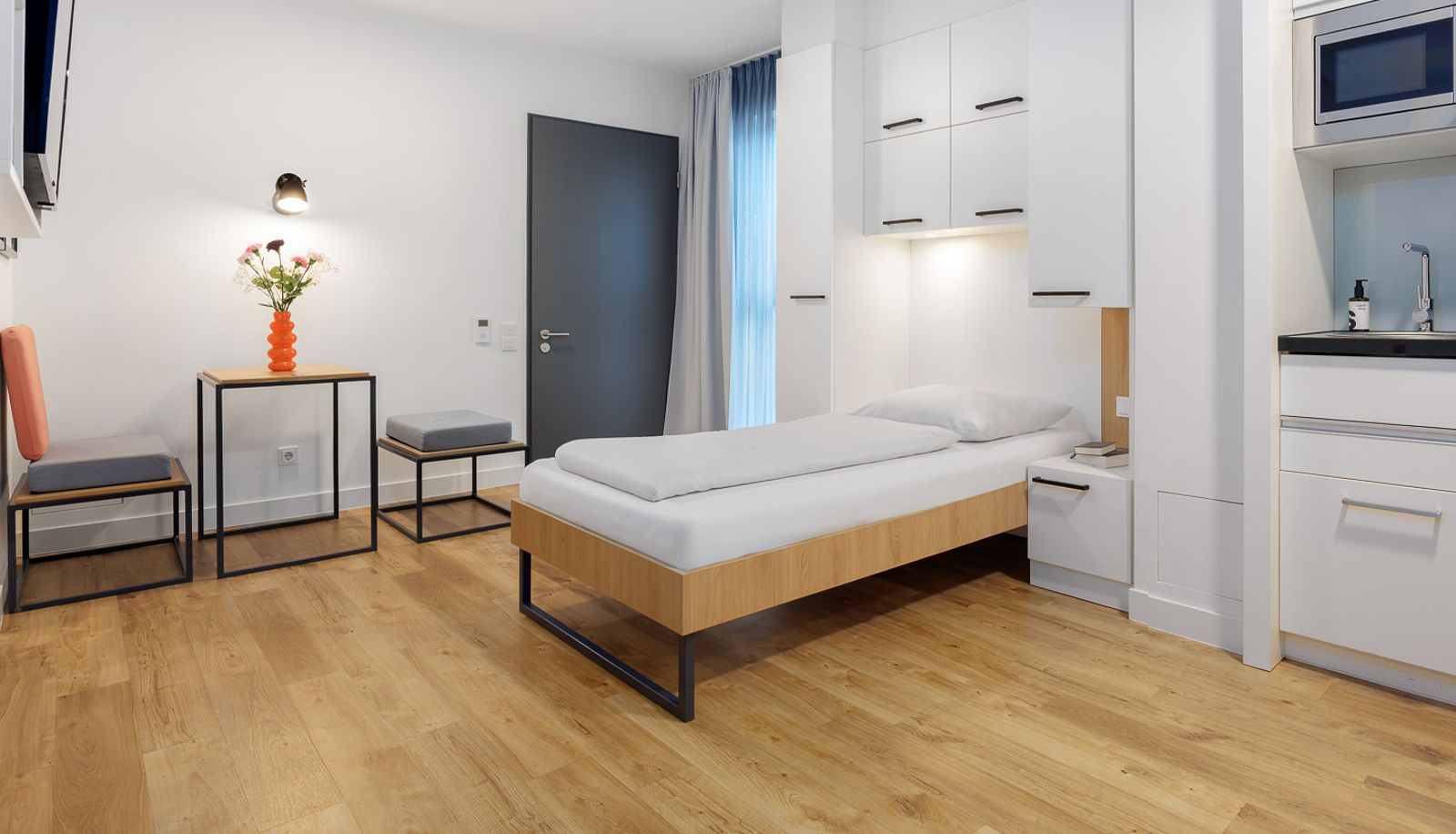 Standardzimmer (Einzel) - smartments Mannheim Hauptbahnhof
