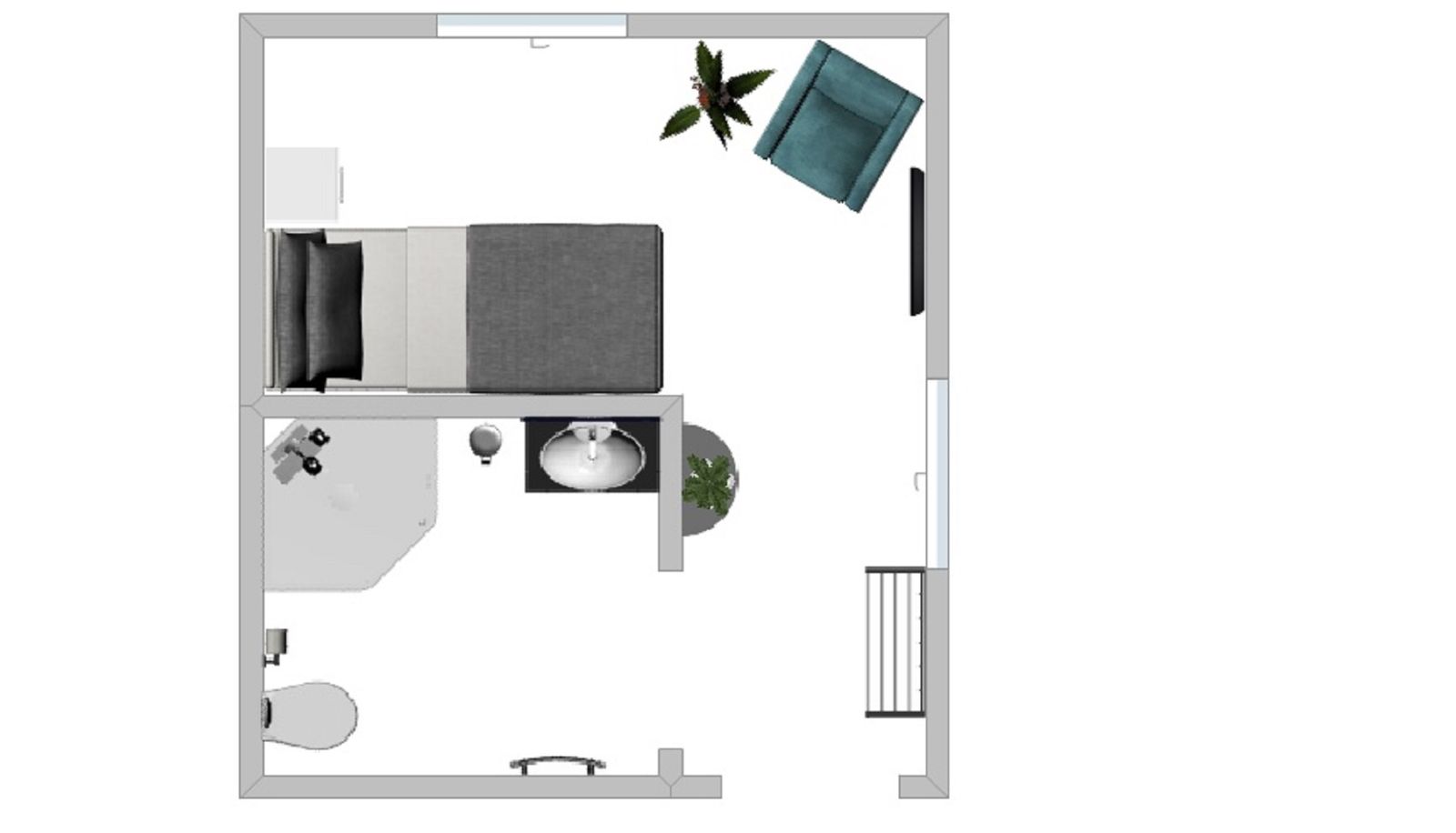 Habitación estándar (individual) - Villa Quintana
