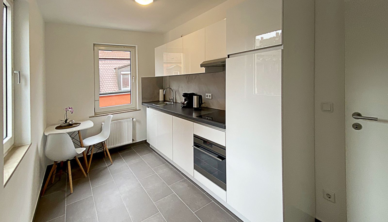 Coin cuisine dans la chambre - Nurban Apartments GoHo