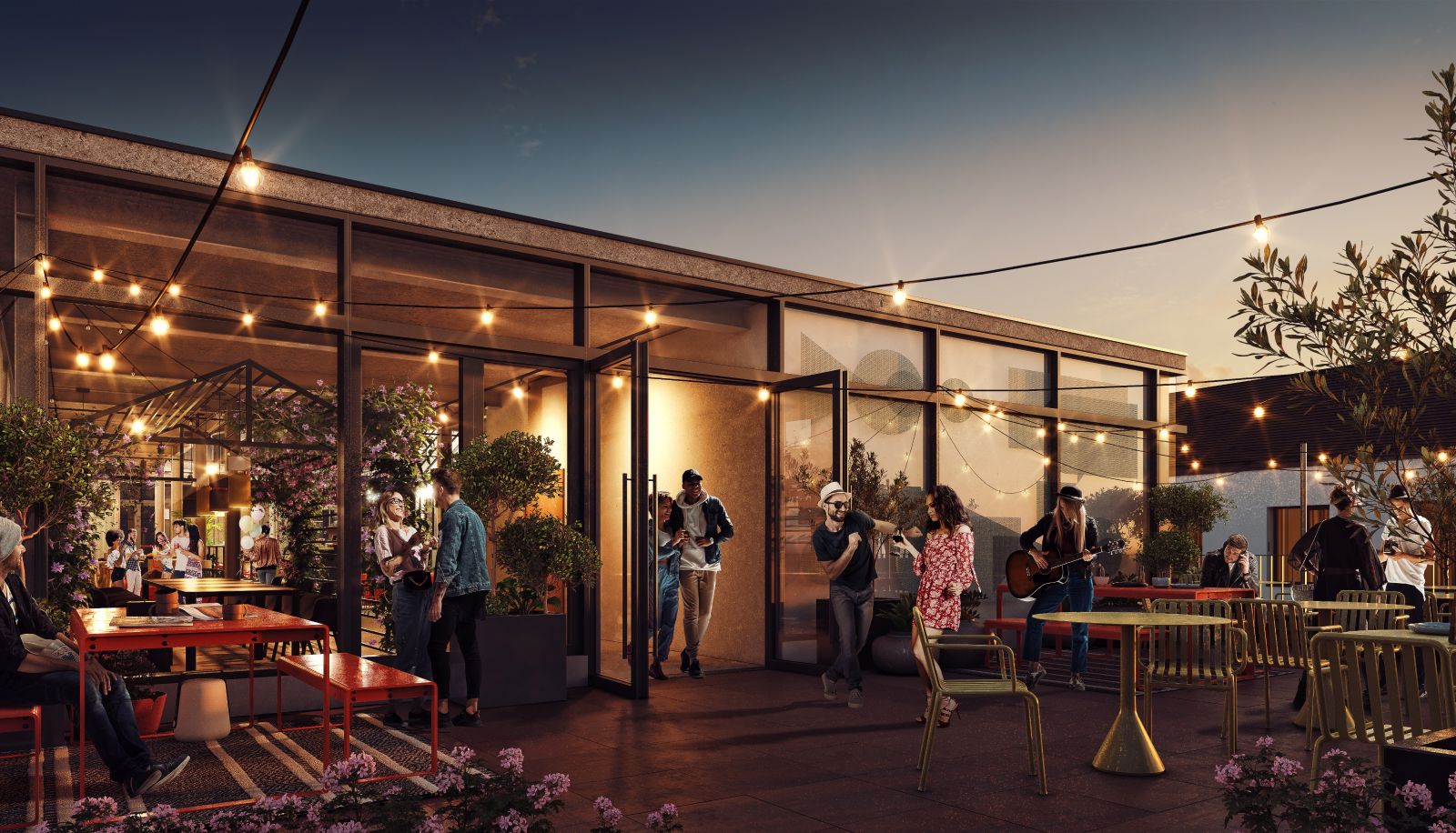 Terrace - BaseCamp Student Dortmund