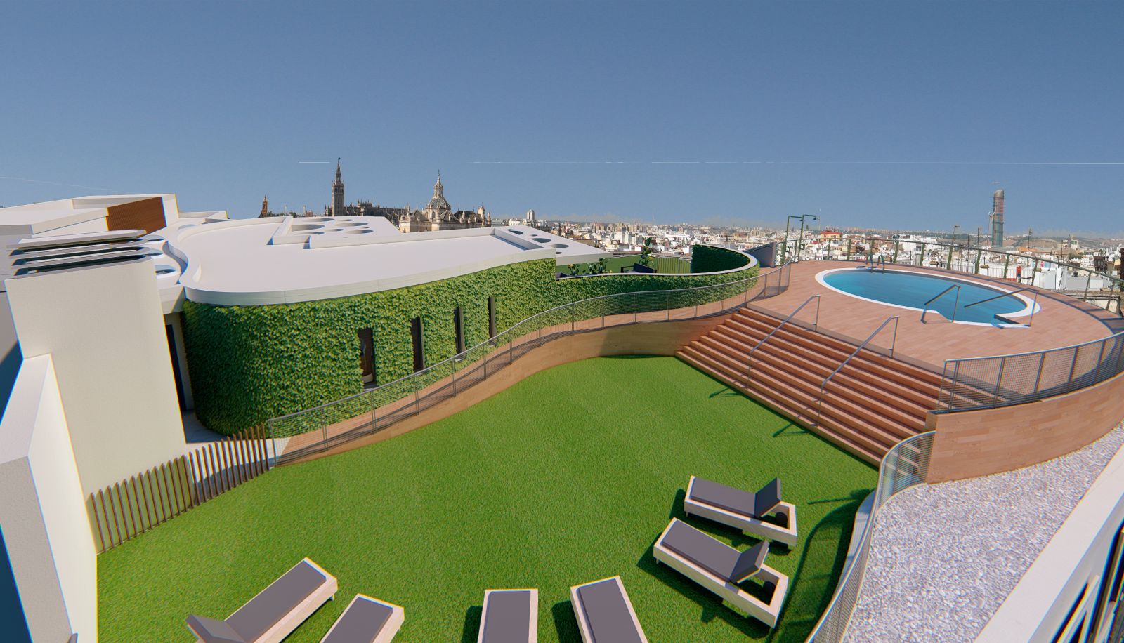 Terraza - abba Sevilla hotel