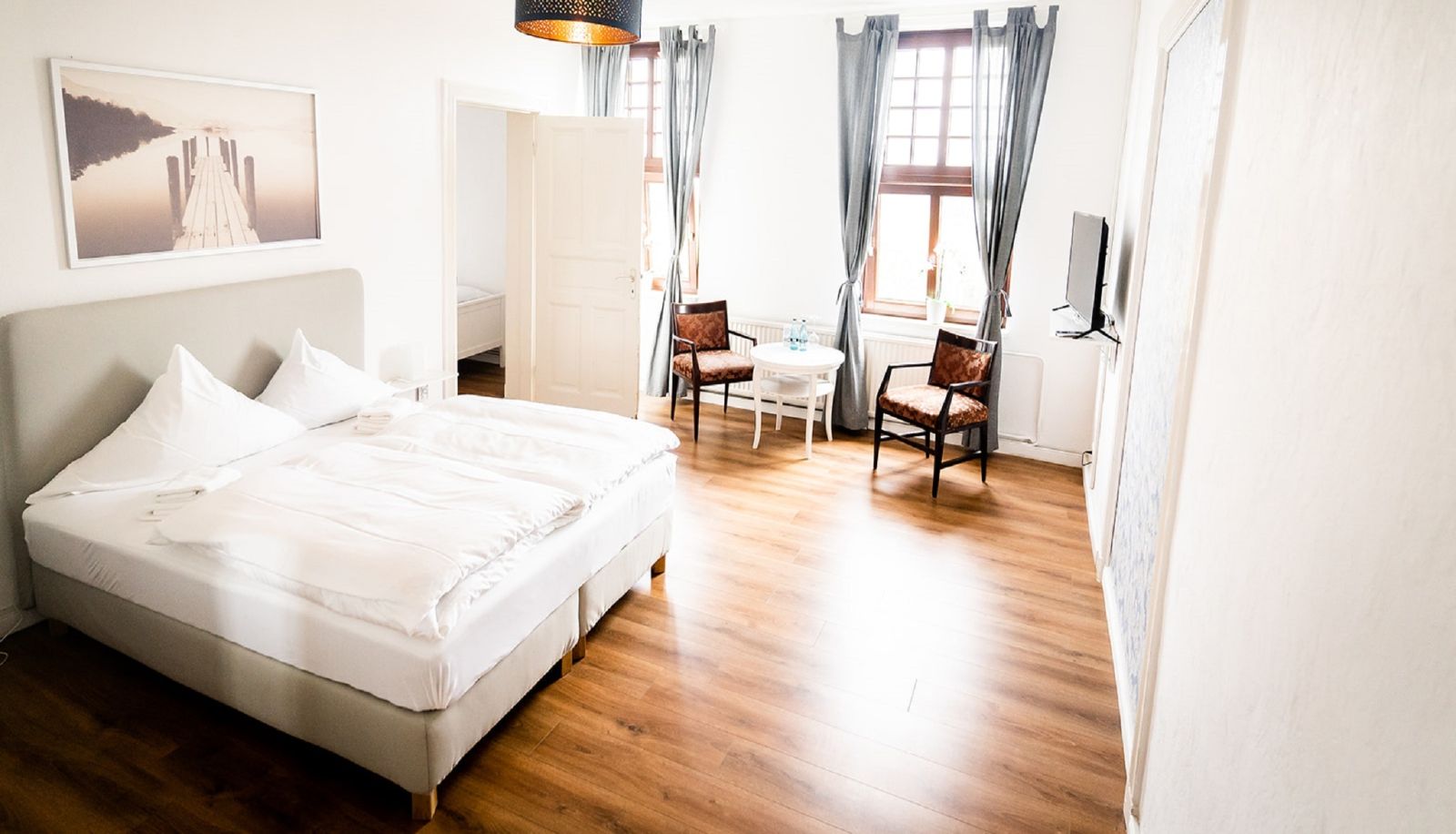 Standardzimmer (Doppel) - Fährhaus Kirschenland