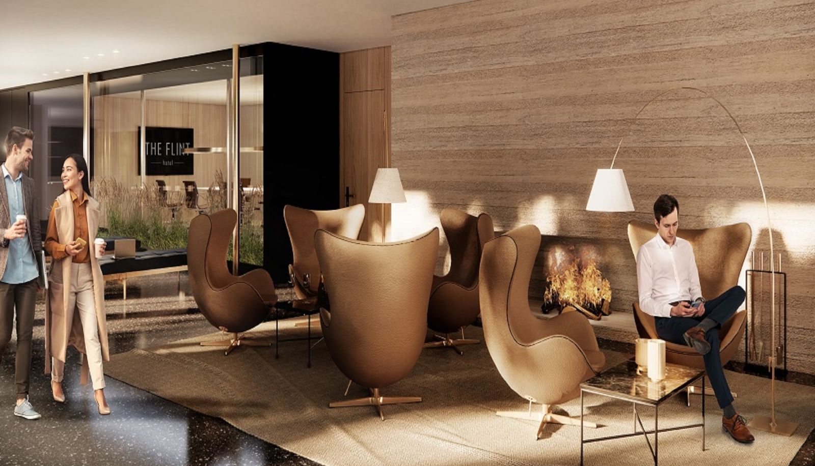Recepción - Hotel Flint