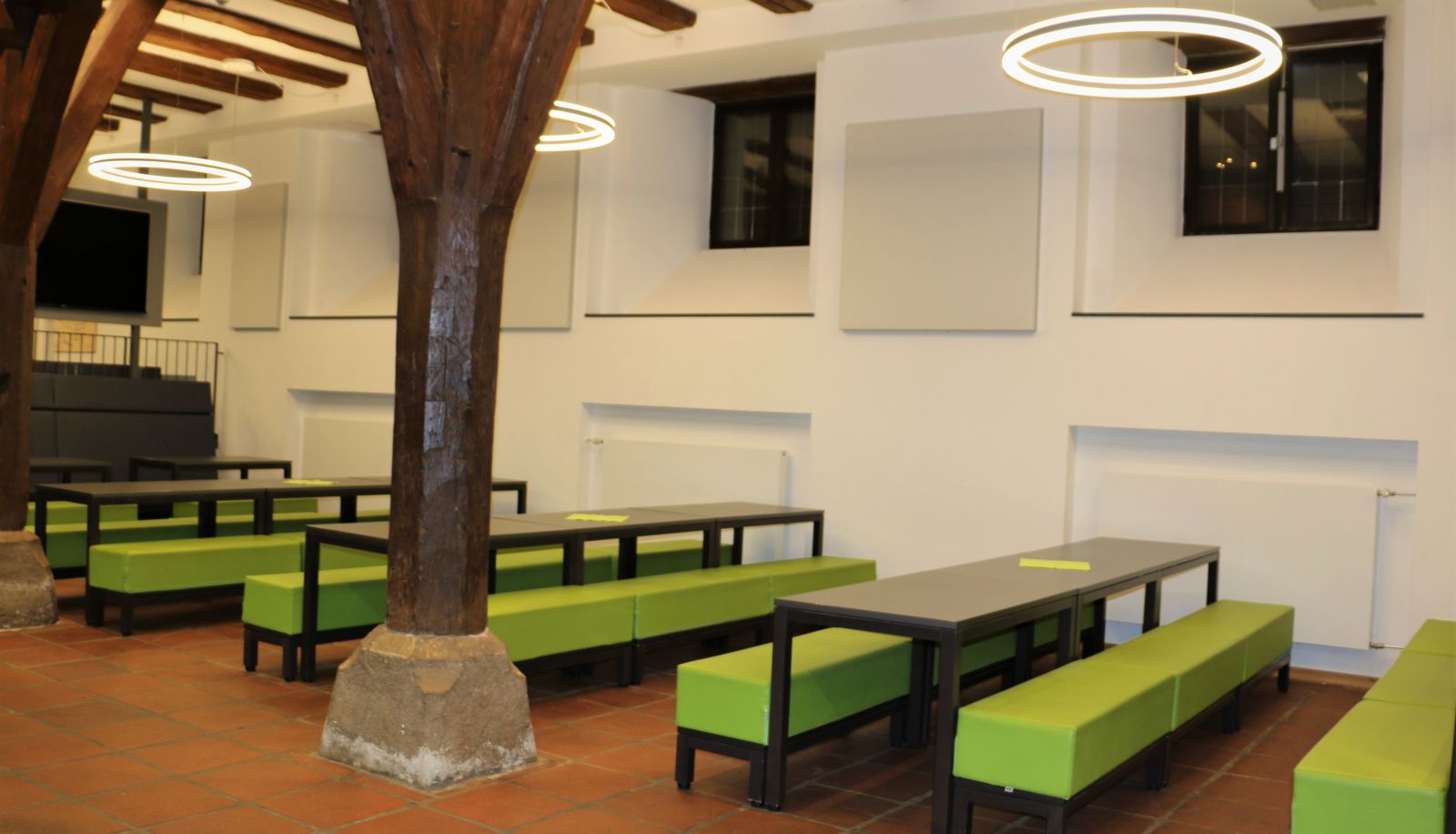 Sala de desayunos - Jugendherberge Dinkelsbühl – Youth Hostel