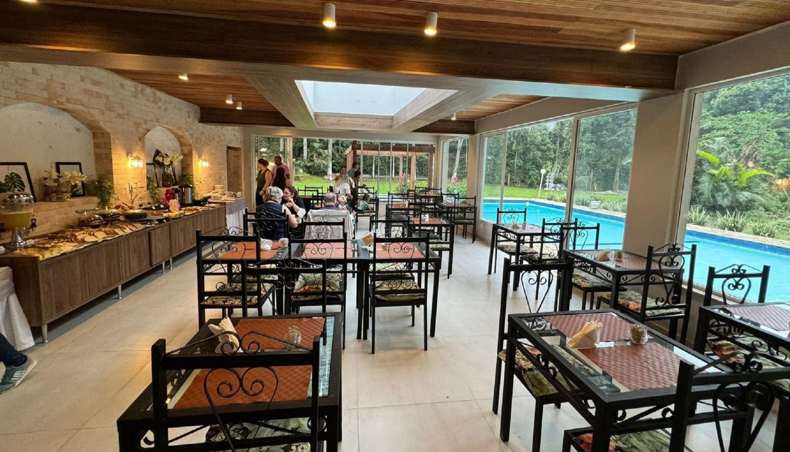 Breakfast room - Pousada Recanto de Moriá