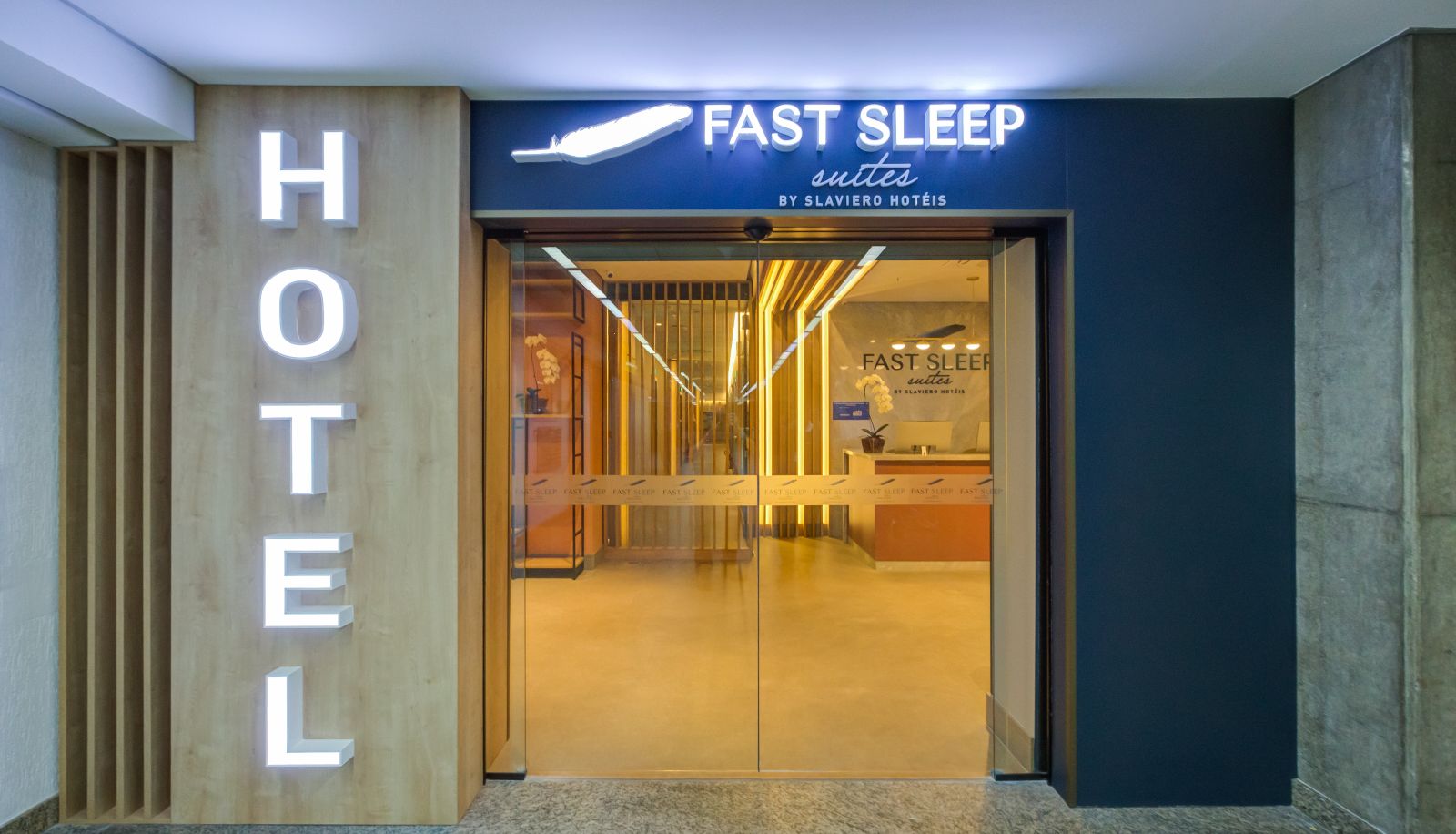 Hotel outdoor area - Fast Sleep SUITES by Slaviero Hotéis Hotel dentro do Aeroporto de Guarulhos, Terminal 2, desembarque oeste