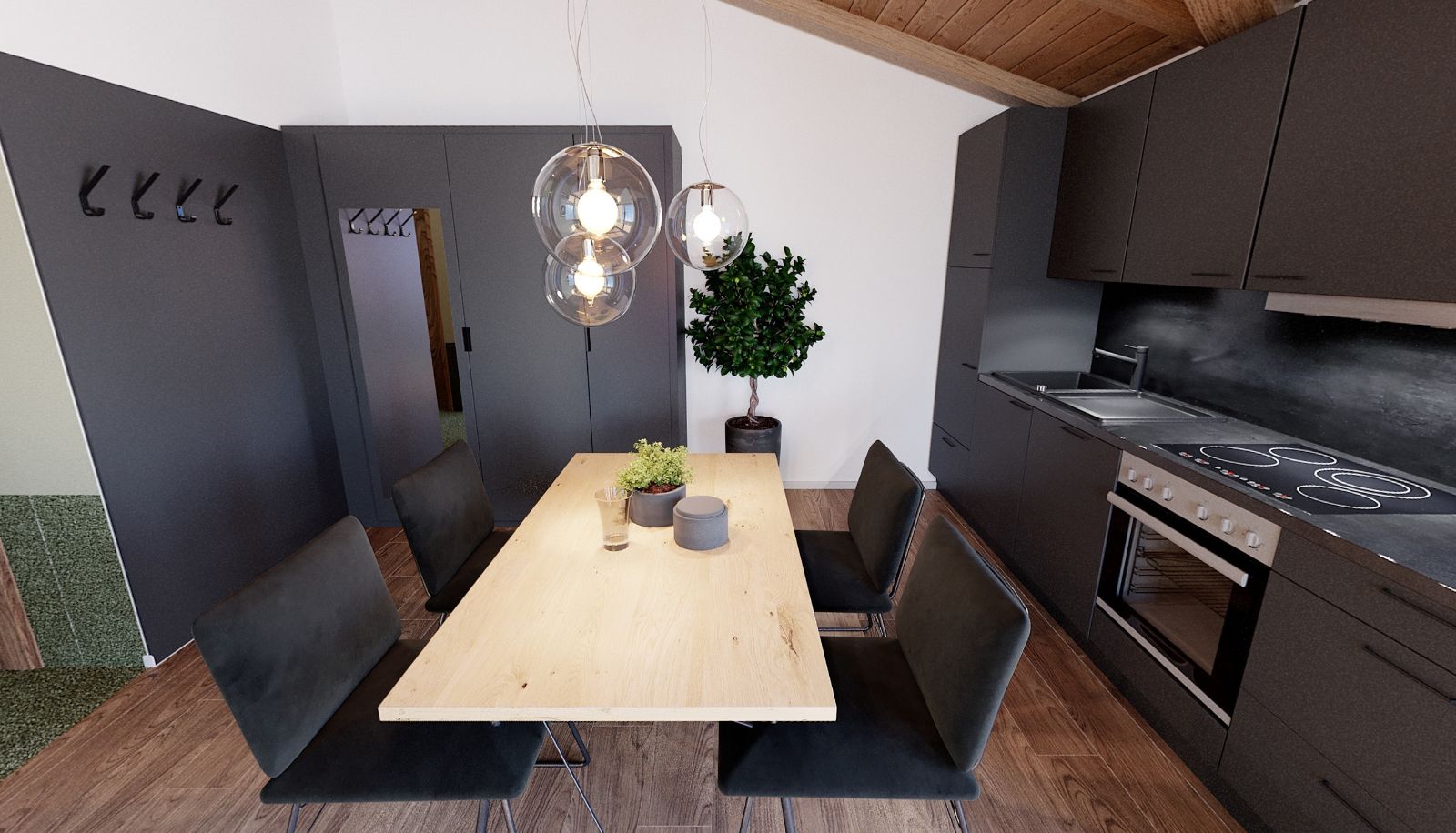 Keuken in de kamer - Summit Seefeld