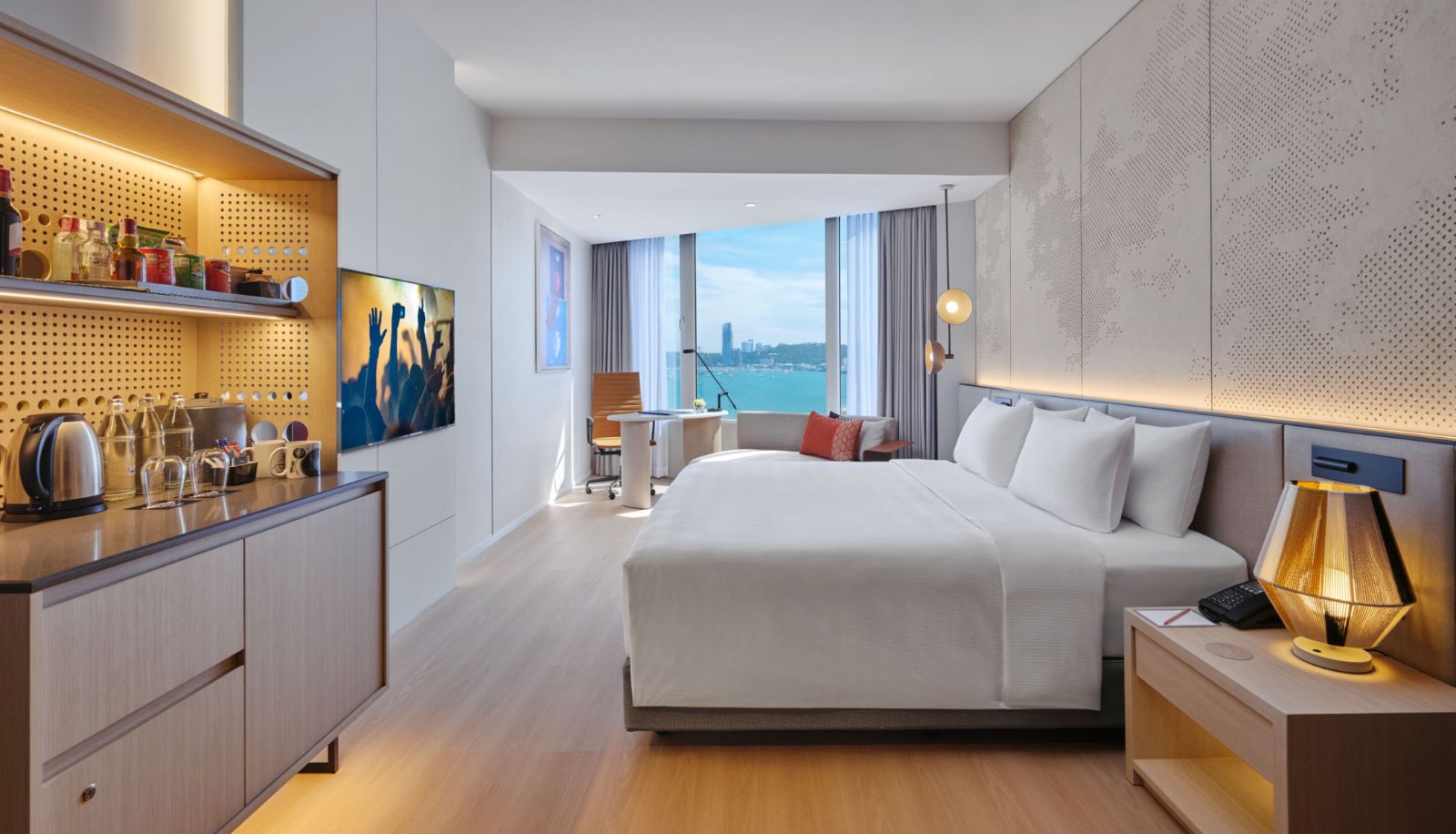 Chambre avec vue sur la mer - Hard Rock Hotel Pattaya
